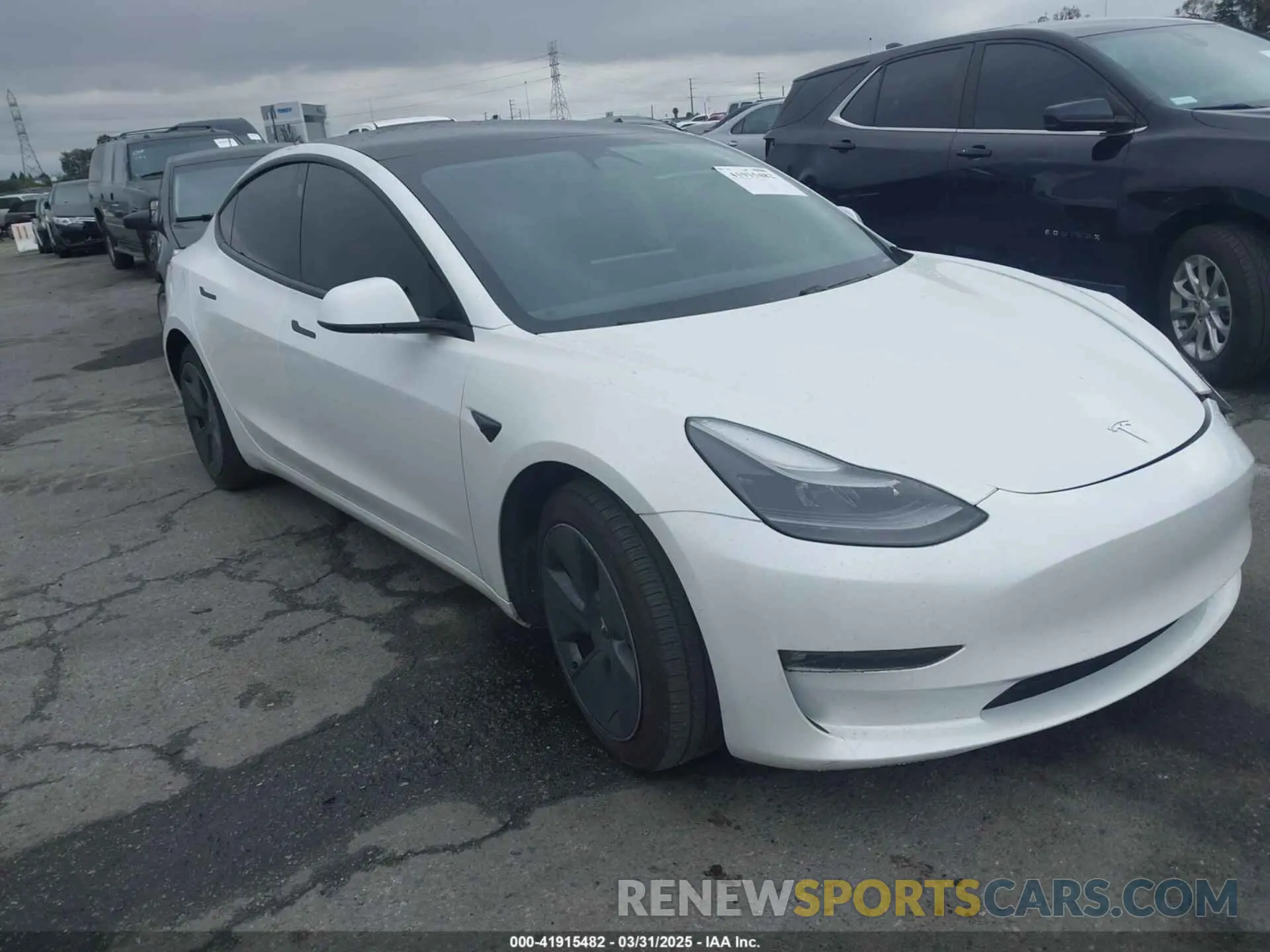 1 fotografías del automóvil dañado 5YJ3E1EB6MF878957 TESLA MODEL 3 2021