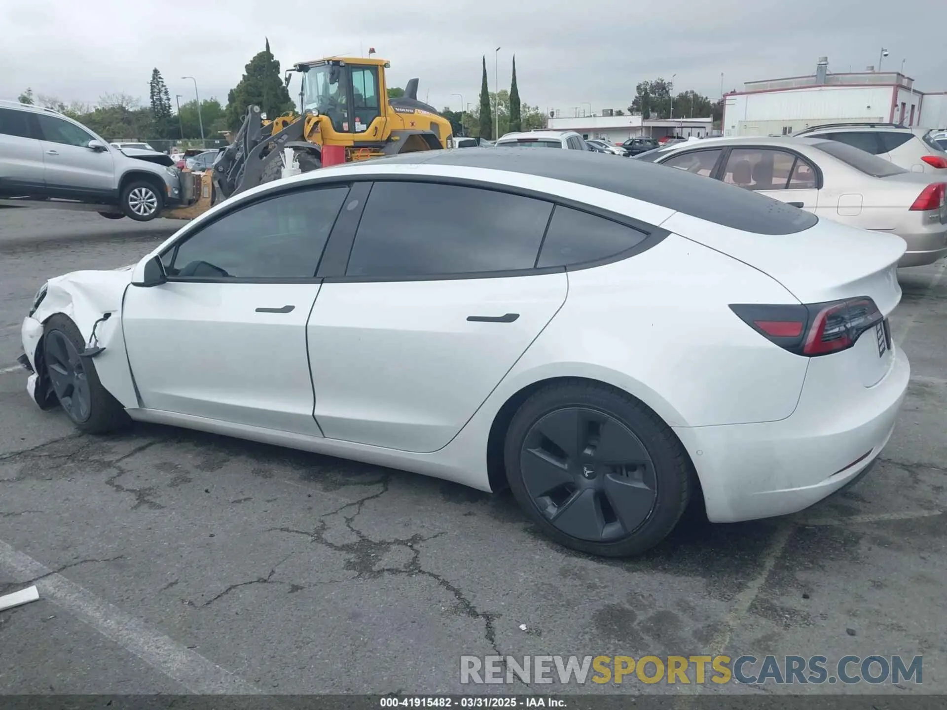 13 fotografías del automóvil dañado 5YJ3E1EB6MF878957 TESLA MODEL 3 2021