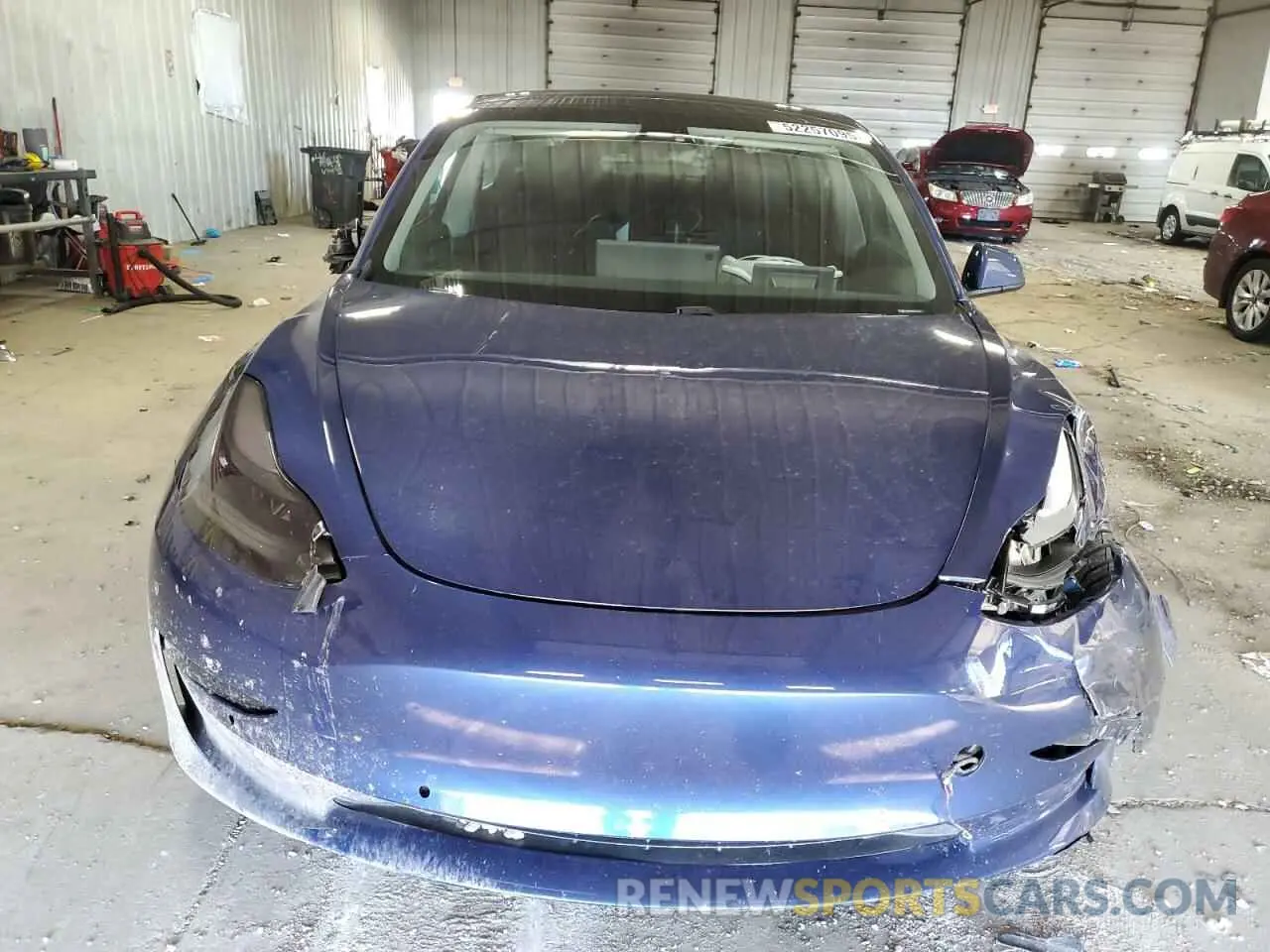 5 fotografías del automóvil dañado 5YJ3E1EB6MF902352 TESLA MODEL 3 2021