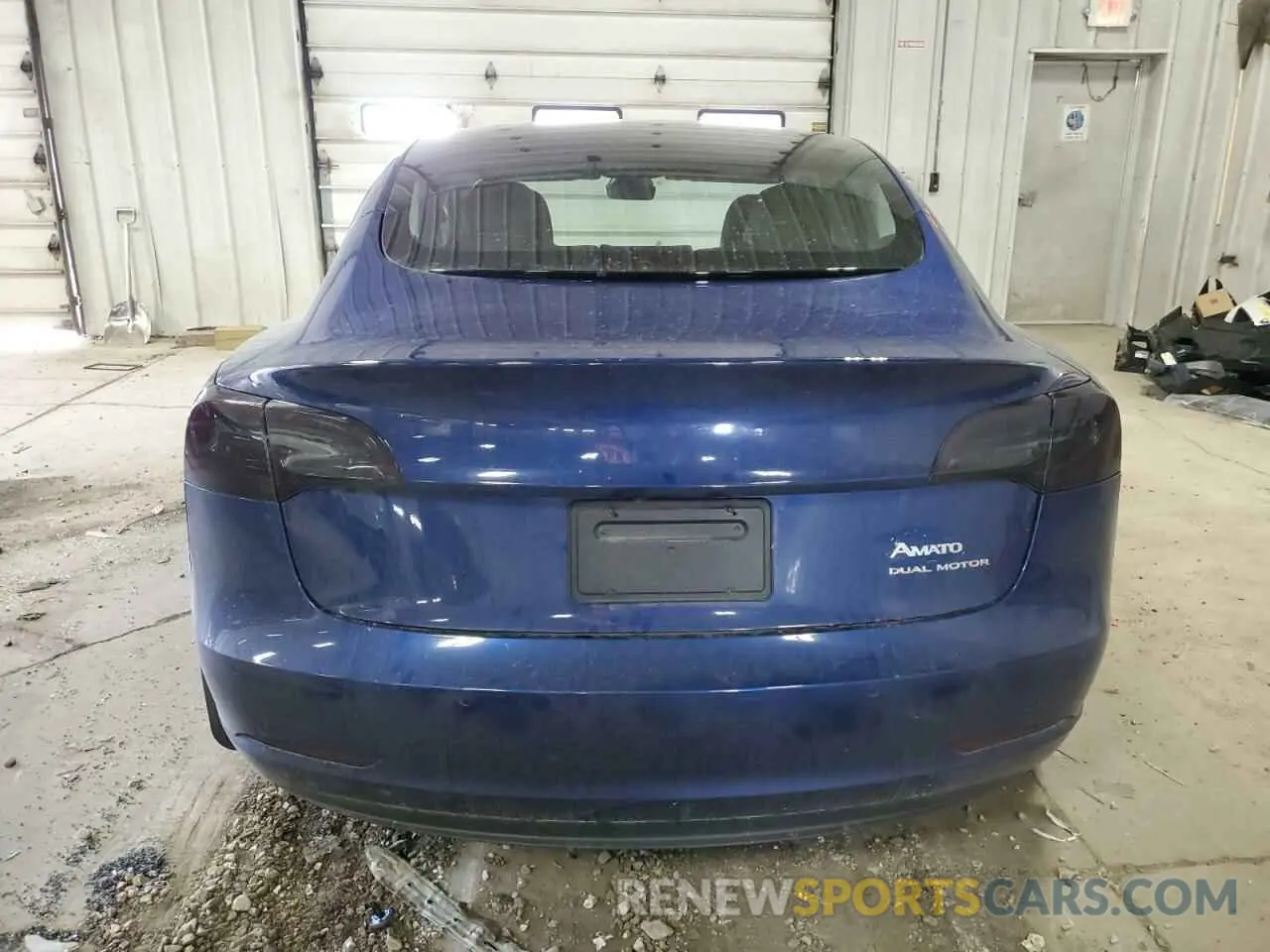 6 fotografías del automóvil dañado 5YJ3E1EB6MF902352 TESLA MODEL 3 2021