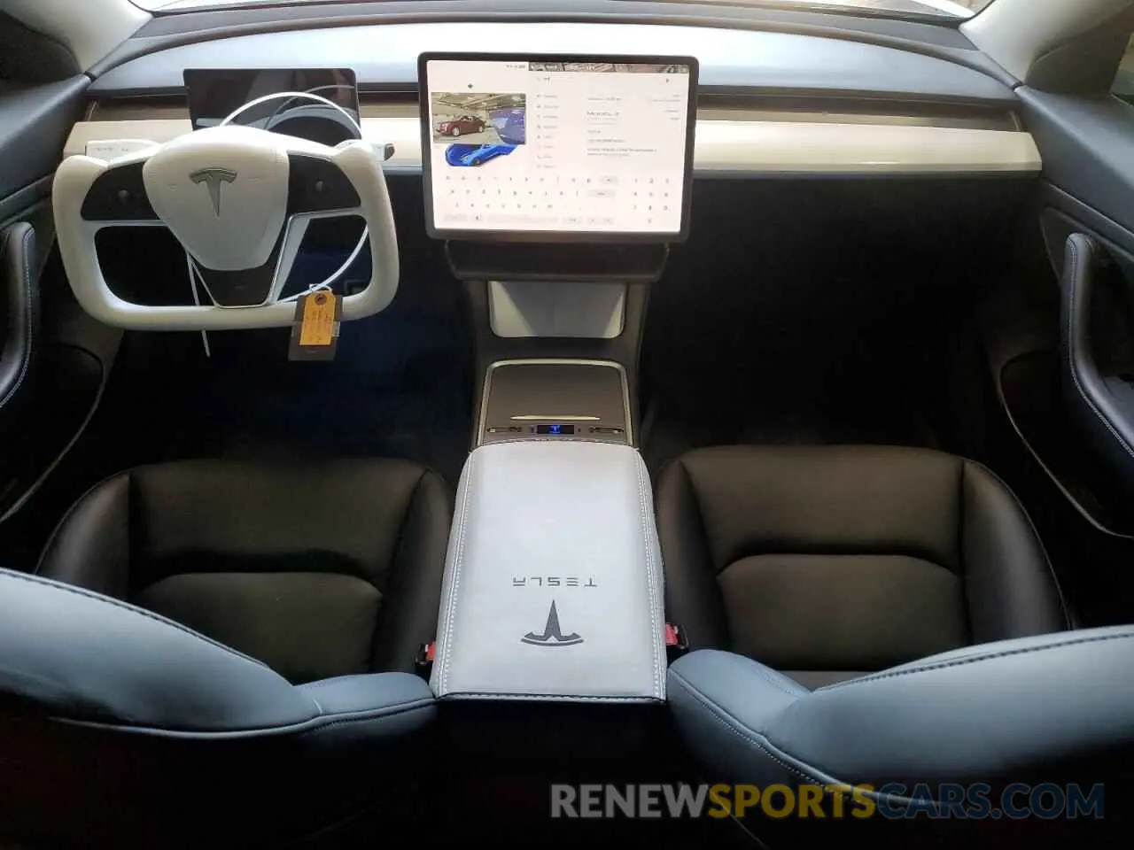 8 fotografías del automóvil dañado 5YJ3E1EB6MF902352 TESLA MODEL 3 2021
