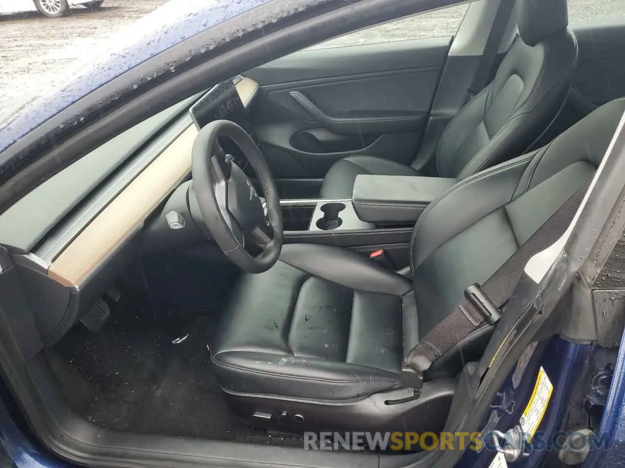 7 fotografías del automóvil dañado 5YJ3E1EB6MF923931 TESLA MODEL 3 2021