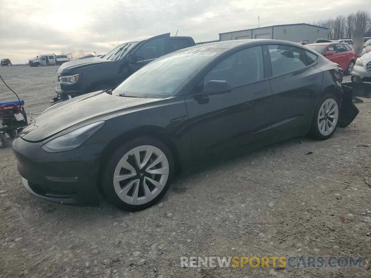 1 fotografías del automóvil dañado 5YJ3E1EB6MF924559 TESLA MODEL 3 2021
