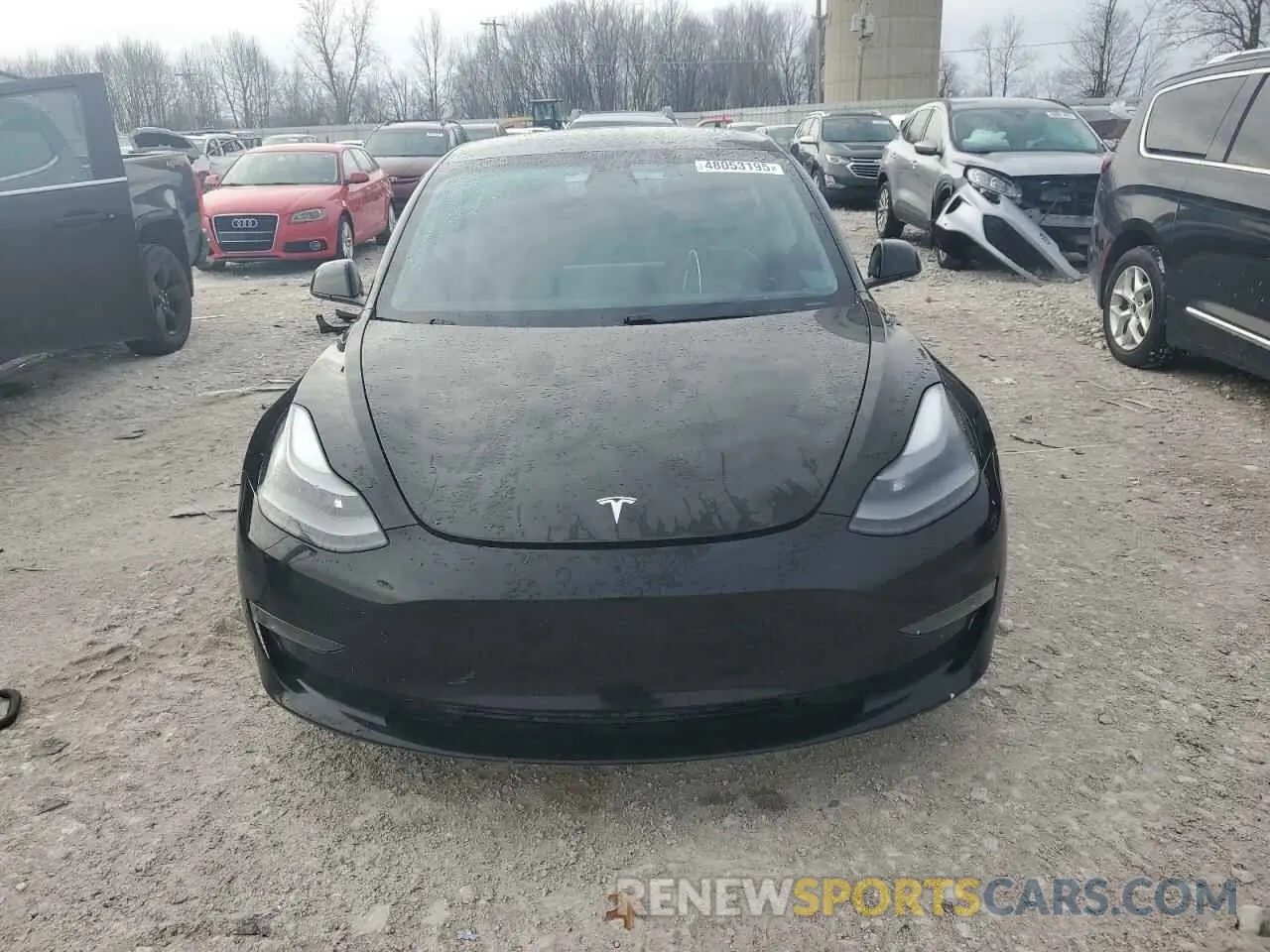 5 fotografías del automóvil dañado 5YJ3E1EB6MF924559 TESLA MODEL 3 2021