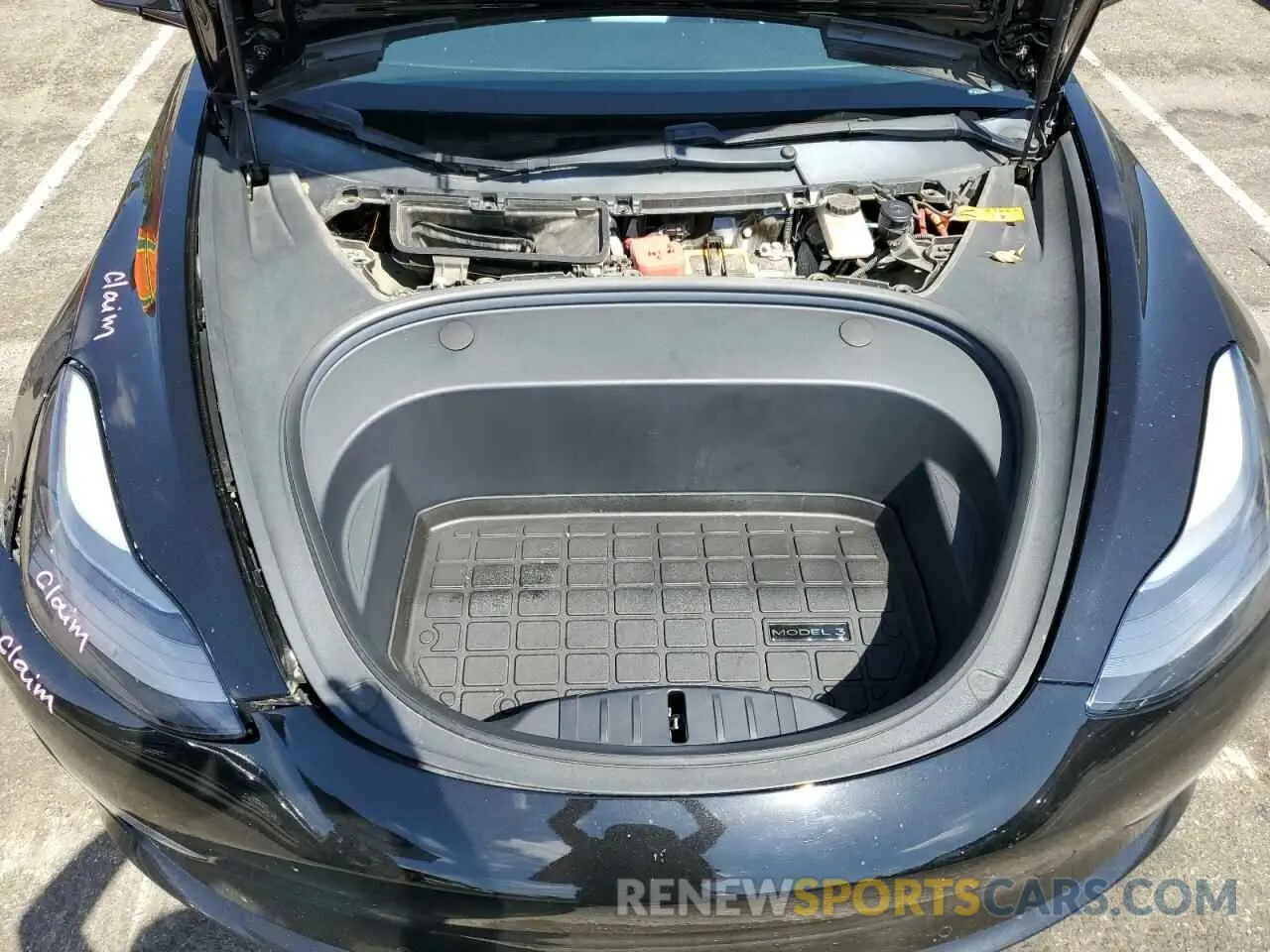 11 fotografías del automóvil dañado 5YJ3E1EB6MF926943 TESLA MODEL 3 2021