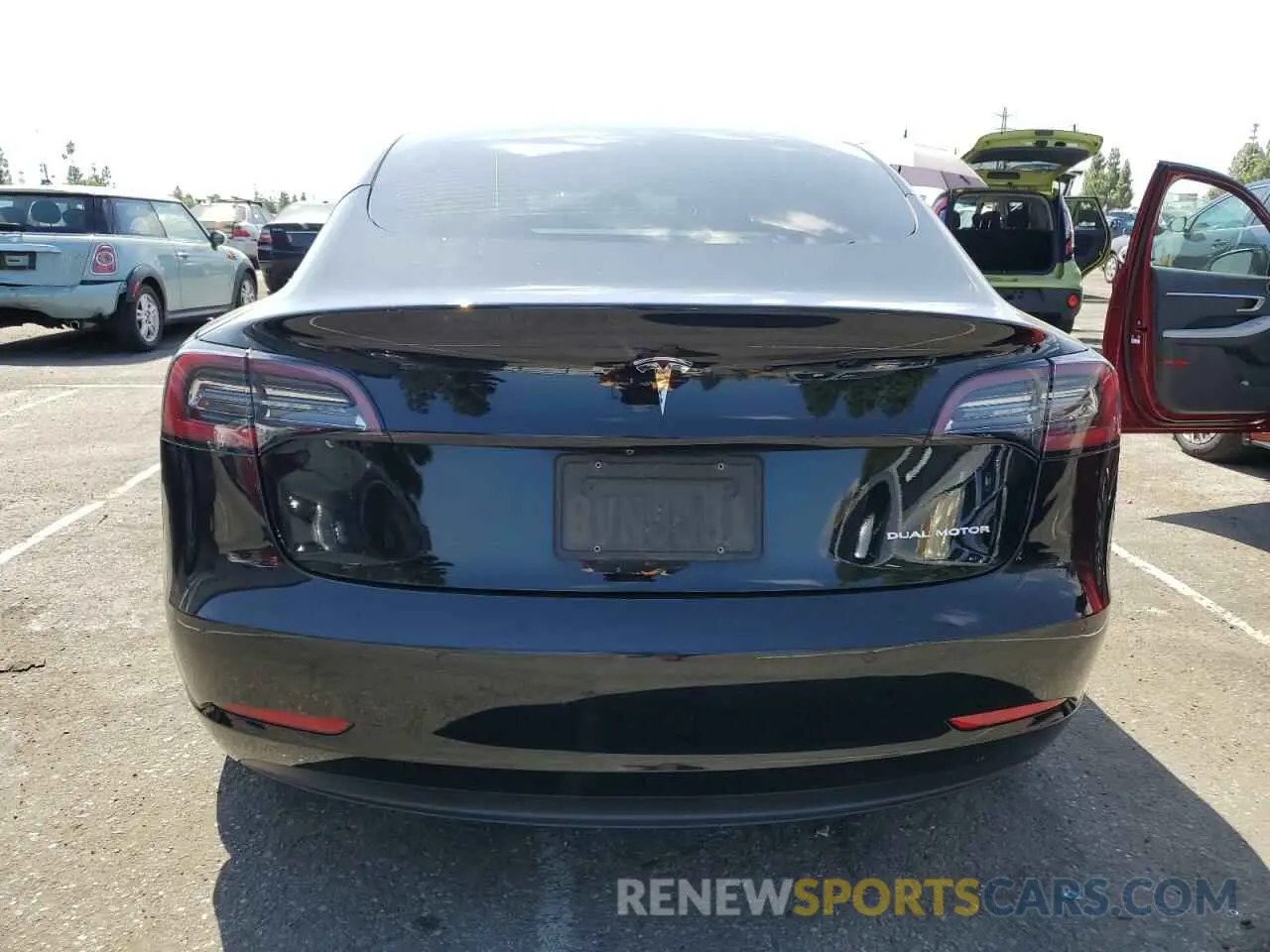 6 fotografías del automóvil dañado 5YJ3E1EB6MF926943 TESLA MODEL 3 2021
