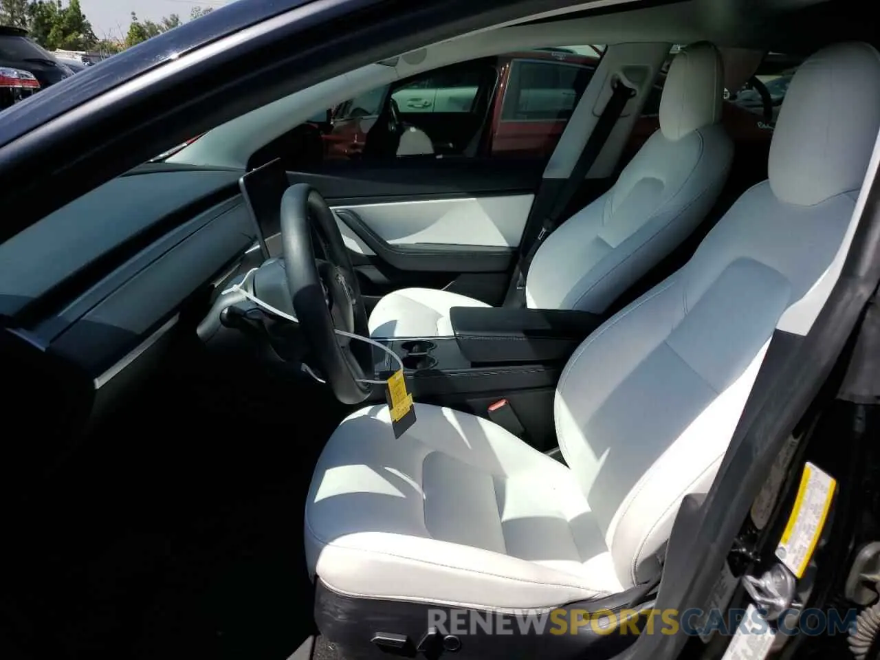7 fotografías del automóvil dañado 5YJ3E1EB6MF926943 TESLA MODEL 3 2021
