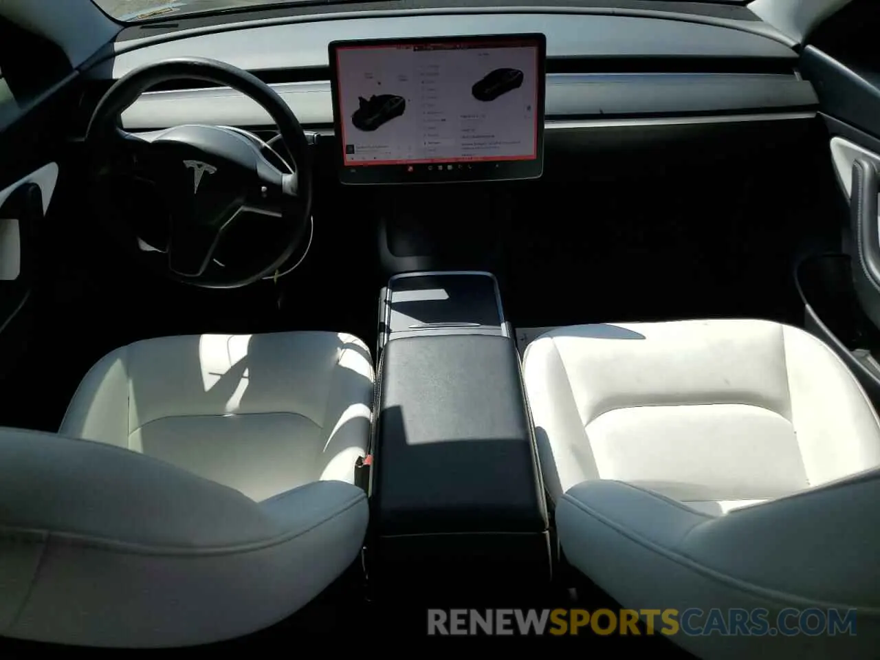 8 fotografías del automóvil dañado 5YJ3E1EB6MF926943 TESLA MODEL 3 2021