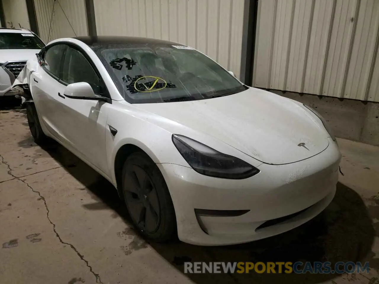 1 fotografías del automóvil dañado 5YJ3E1EB6MF979464 TESLA MODEL 3 2021