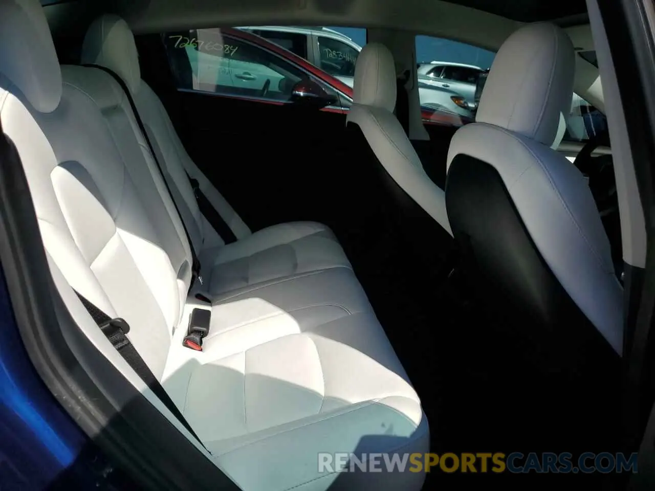 10 fotografías del automóvil dañado 5YJ3E1EB6MF980601 TESLA MODEL 3 2021