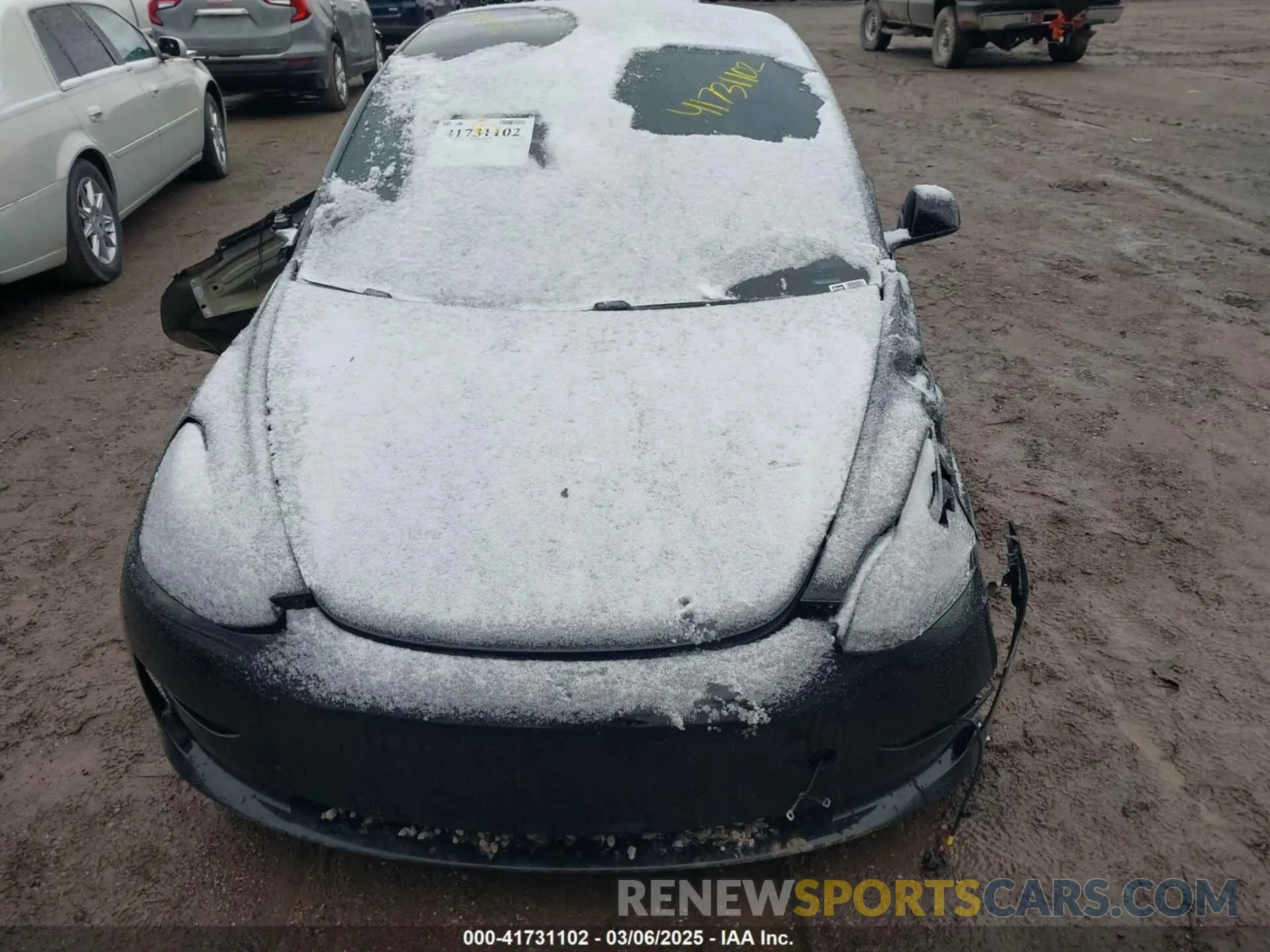 11 fotografías del automóvil dañado 5YJ3E1EB6MF981246 TESLA MODEL 3 2021