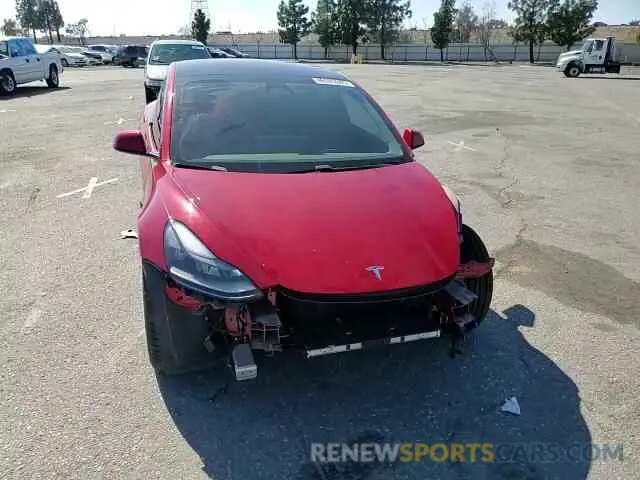 11 fotografías del automóvil dañado 5YJ3E1EB7MF002169 TESLA MODEL 3 2021