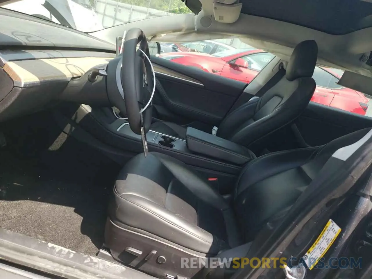 7 fotografías del automóvil dañado 5YJ3E1EB7MF014824 TESLA MODEL 3 2021