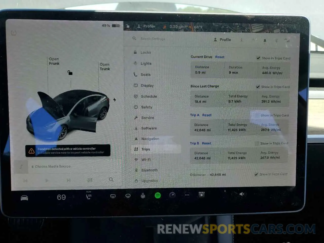 9 fotografías del automóvil dañado 5YJ3E1EB7MF014824 TESLA MODEL 3 2021