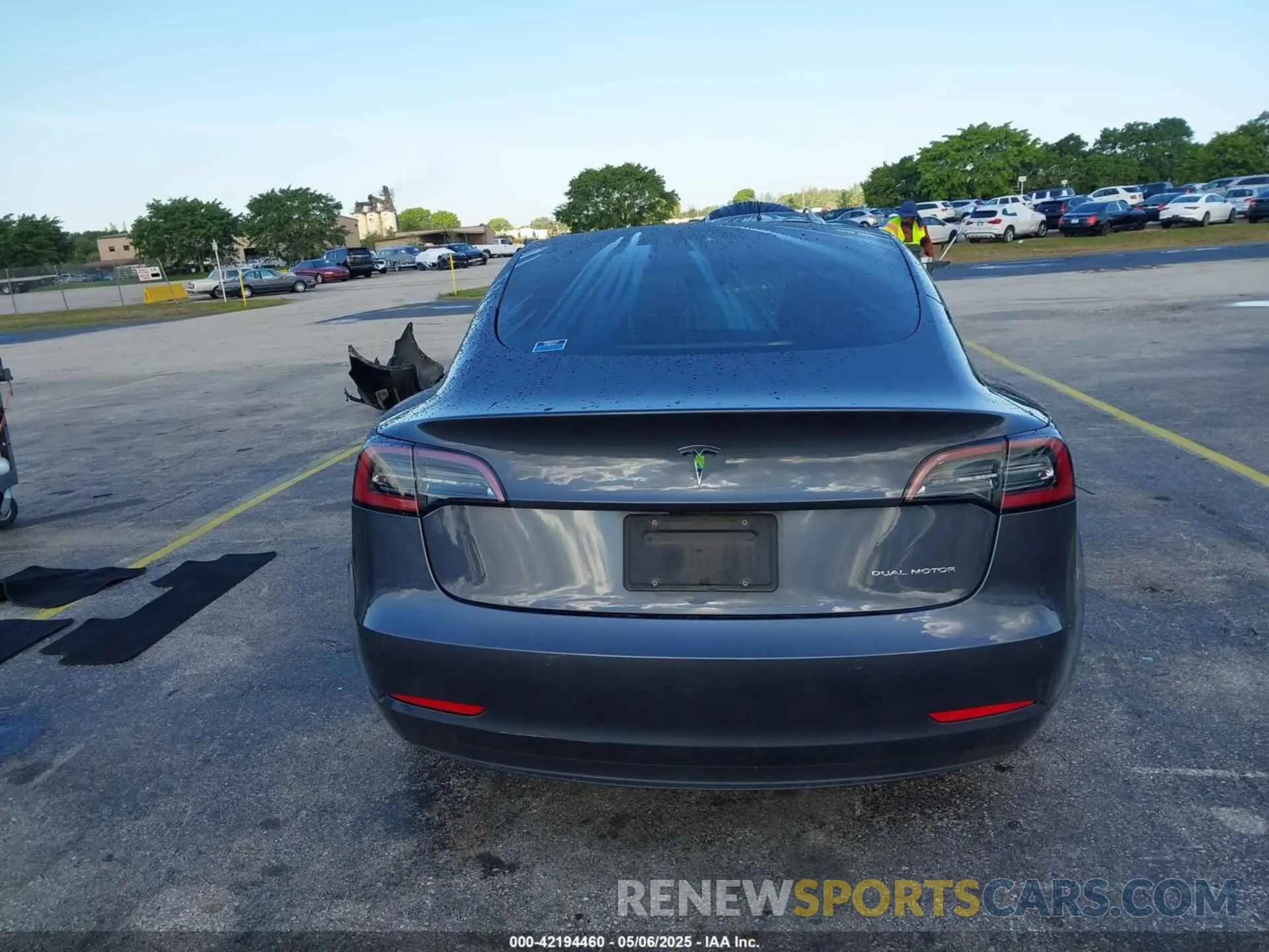 15 fotografías del automóvil dañado 5YJ3E1EB7MF030117 TESLA MODEL 3 2021