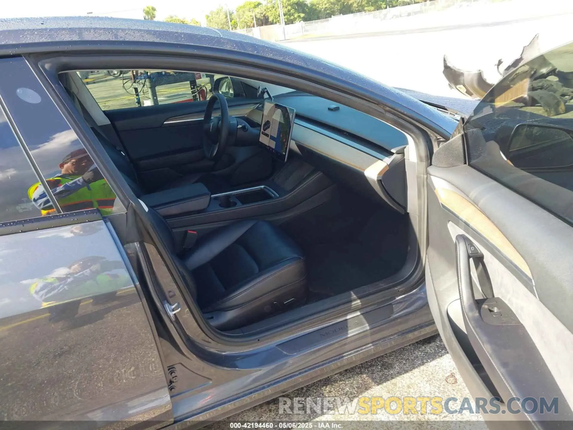 5 fotografías del automóvil dañado 5YJ3E1EB7MF030117 TESLA MODEL 3 2021