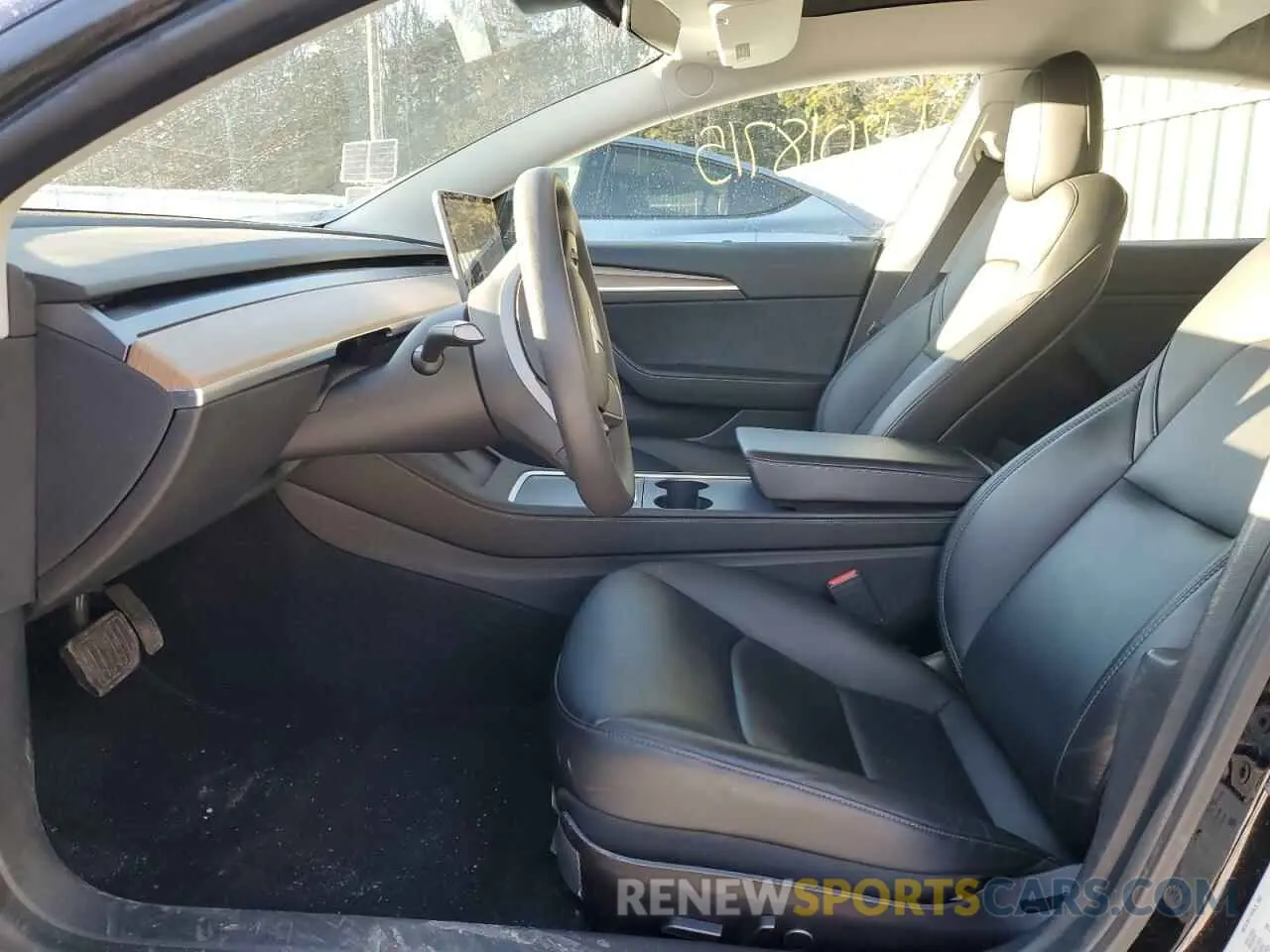 7 fotografías del automóvil dañado 5YJ3E1EB7MF030764 TESLA MODEL 3 2021