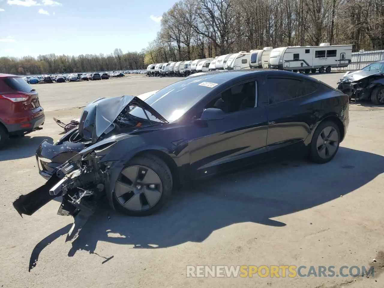1 fotografías del automóvil dañado 5YJ3E1EB7MF035544 TESLA MODEL 3 2021