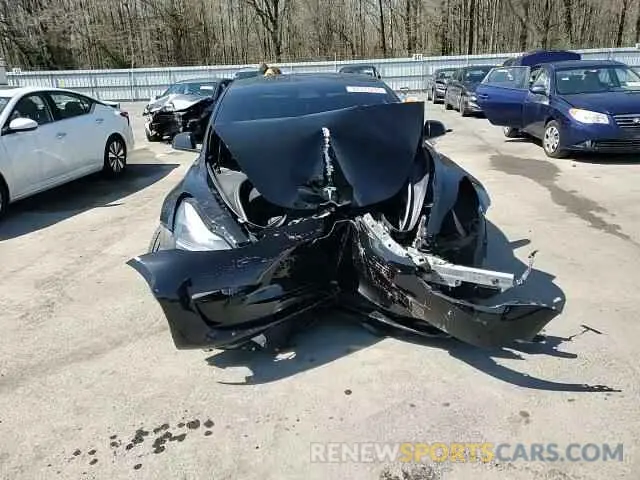 10 fotografías del automóvil dañado 5YJ3E1EB7MF035544 TESLA MODEL 3 2021