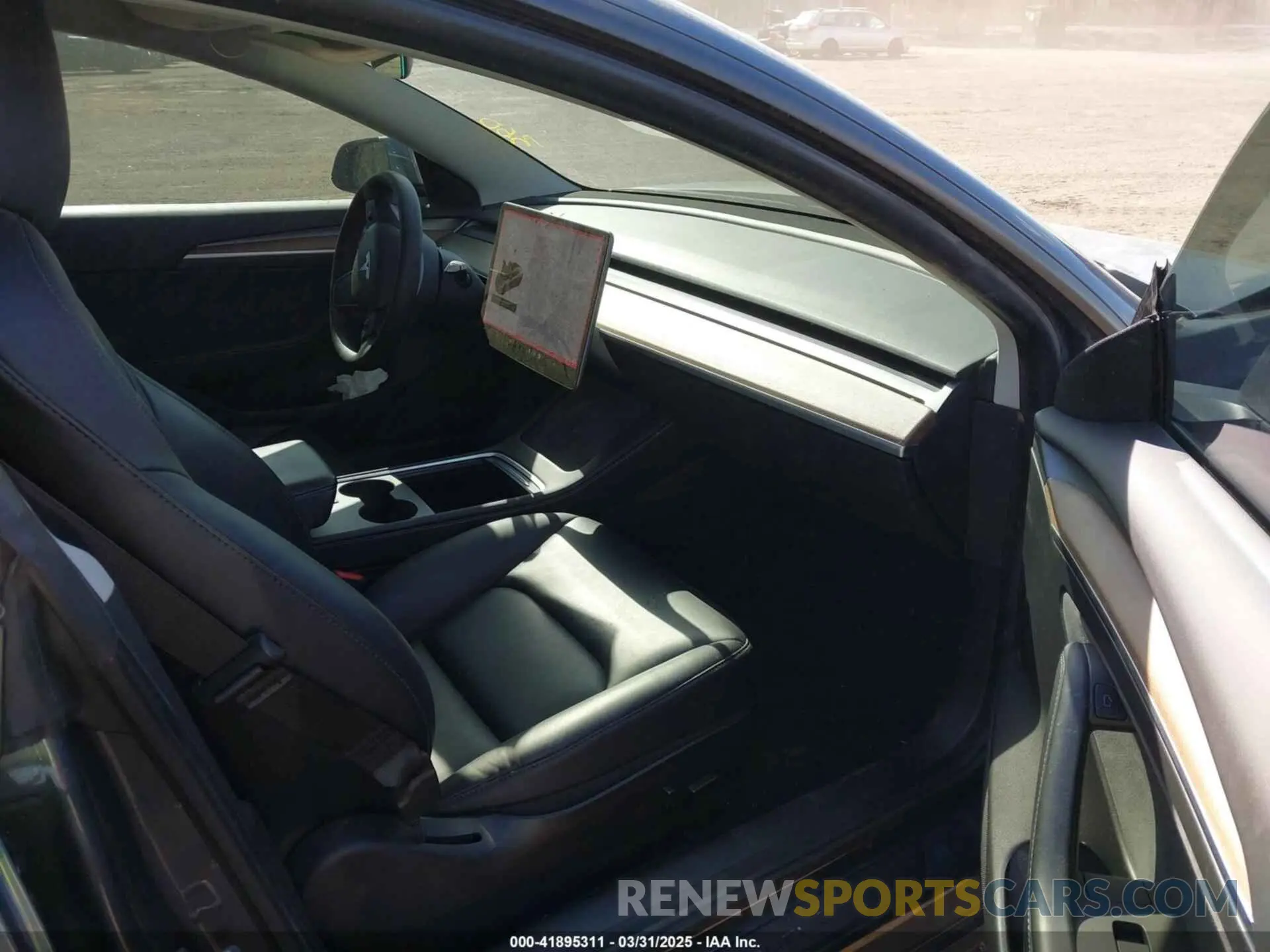 5 fotografías del automóvil dañado 5YJ3E1EB7MF050917 TESLA MODEL 3 2021