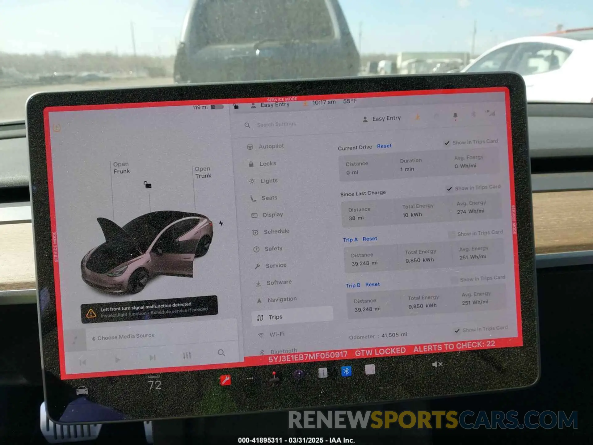7 fotografías del automóvil dañado 5YJ3E1EB7MF050917 TESLA MODEL 3 2021