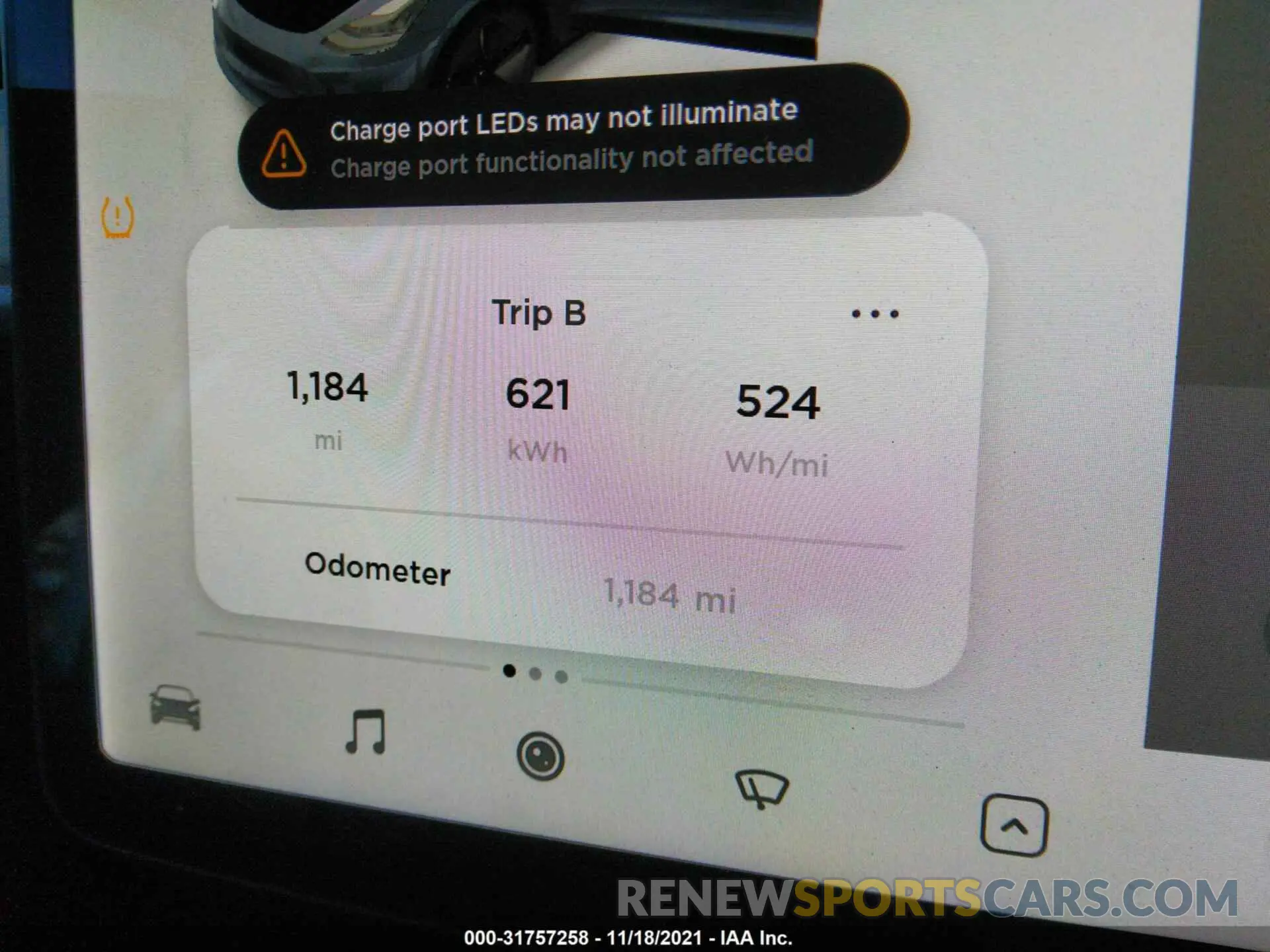 7 fotografías del automóvil dañado 5YJ3E1EB7MF067426 TESLA MODEL 3 2021