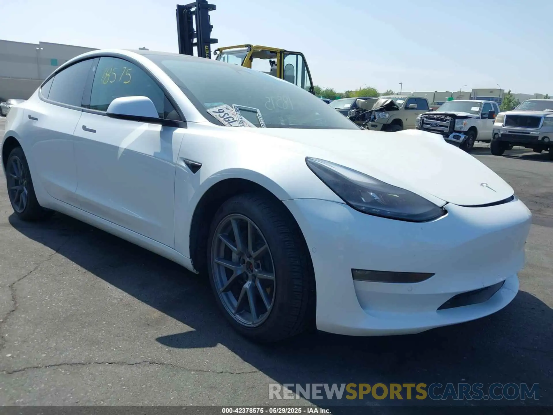1 fotografías del automóvil dañado 5YJ3E1EB7MF072609 TESLA MODEL 3 2021