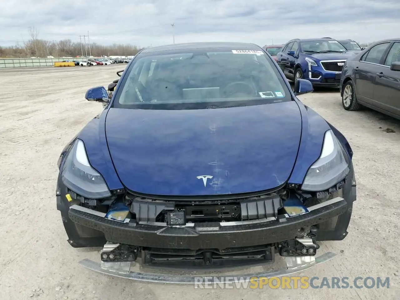 5 fotografías del automóvil dañado 5YJ3E1EB7MF853288 TESLA MODEL 3 2021