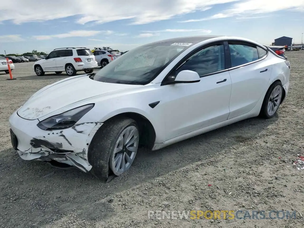 1 fotografías del automóvil dañado 5YJ3E1EB7MF874304 TESLA MODEL 3 2021