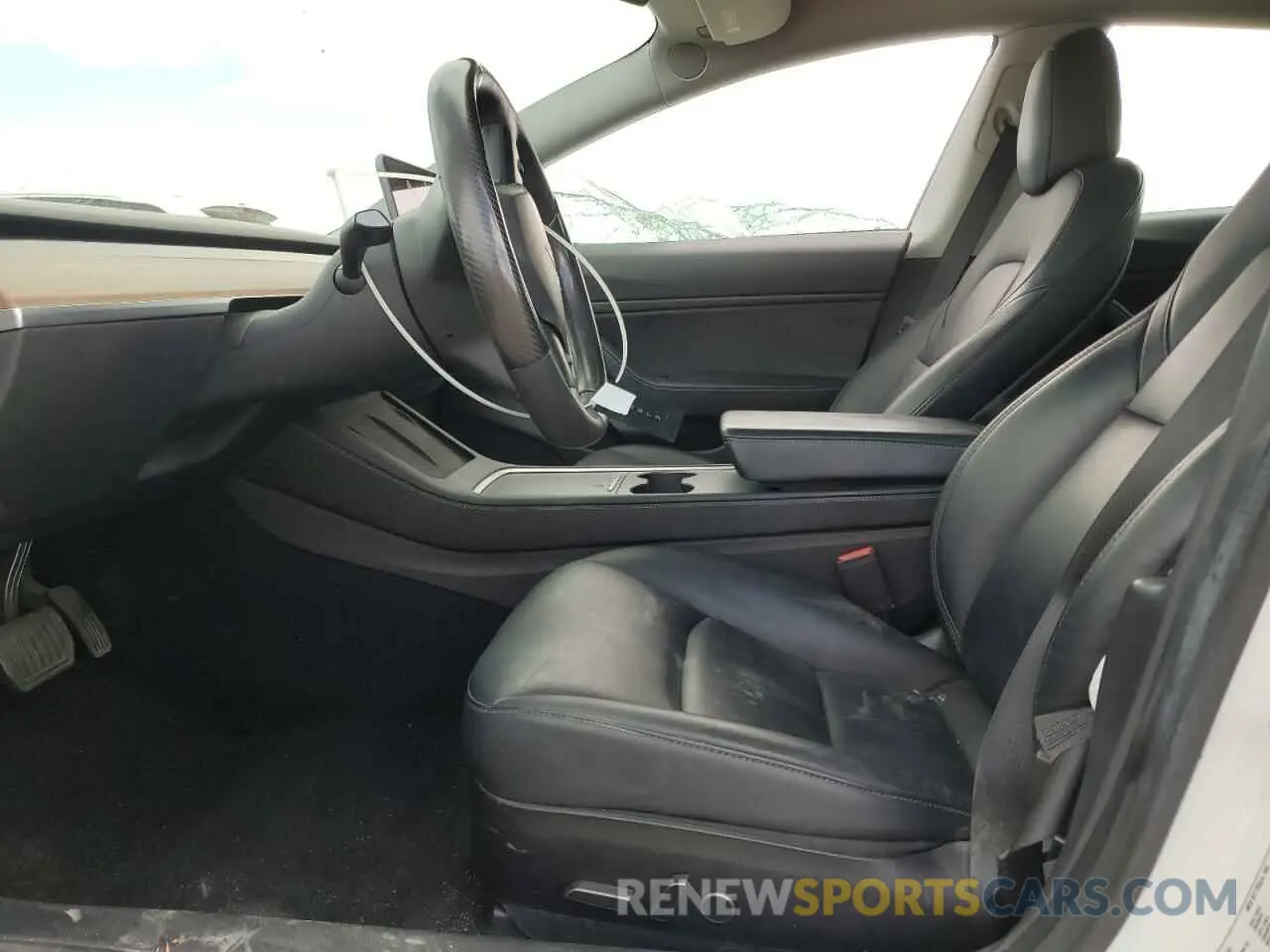 7 fotografías del automóvil dañado 5YJ3E1EB7MF874304 TESLA MODEL 3 2021