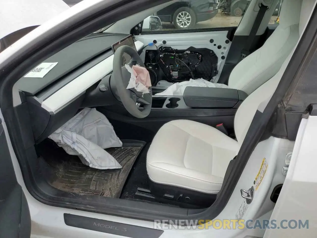 7 fotografías del automóvil dañado 5YJ3E1EB7MF960860 TESLA MODEL 3 2021