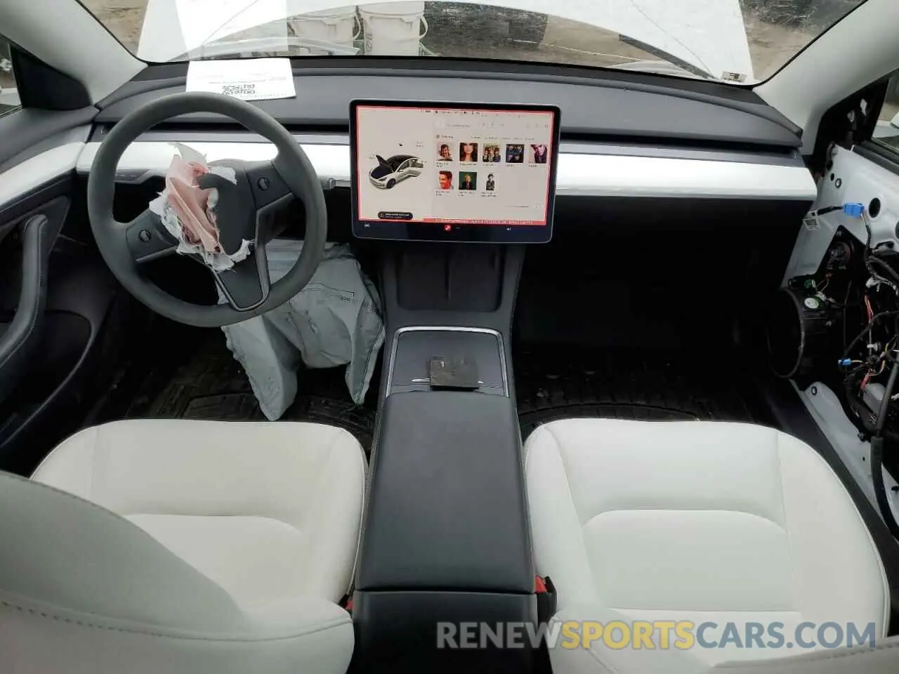 8 fotografías del automóvil dañado 5YJ3E1EB7MF960860 TESLA MODEL 3 2021