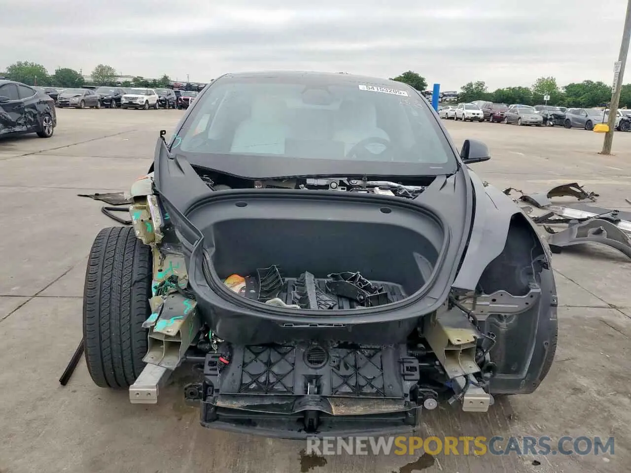 5 fotografías del automóvil dañado 5YJ3E1EB7MF980705 TESLA MODEL 3 2021