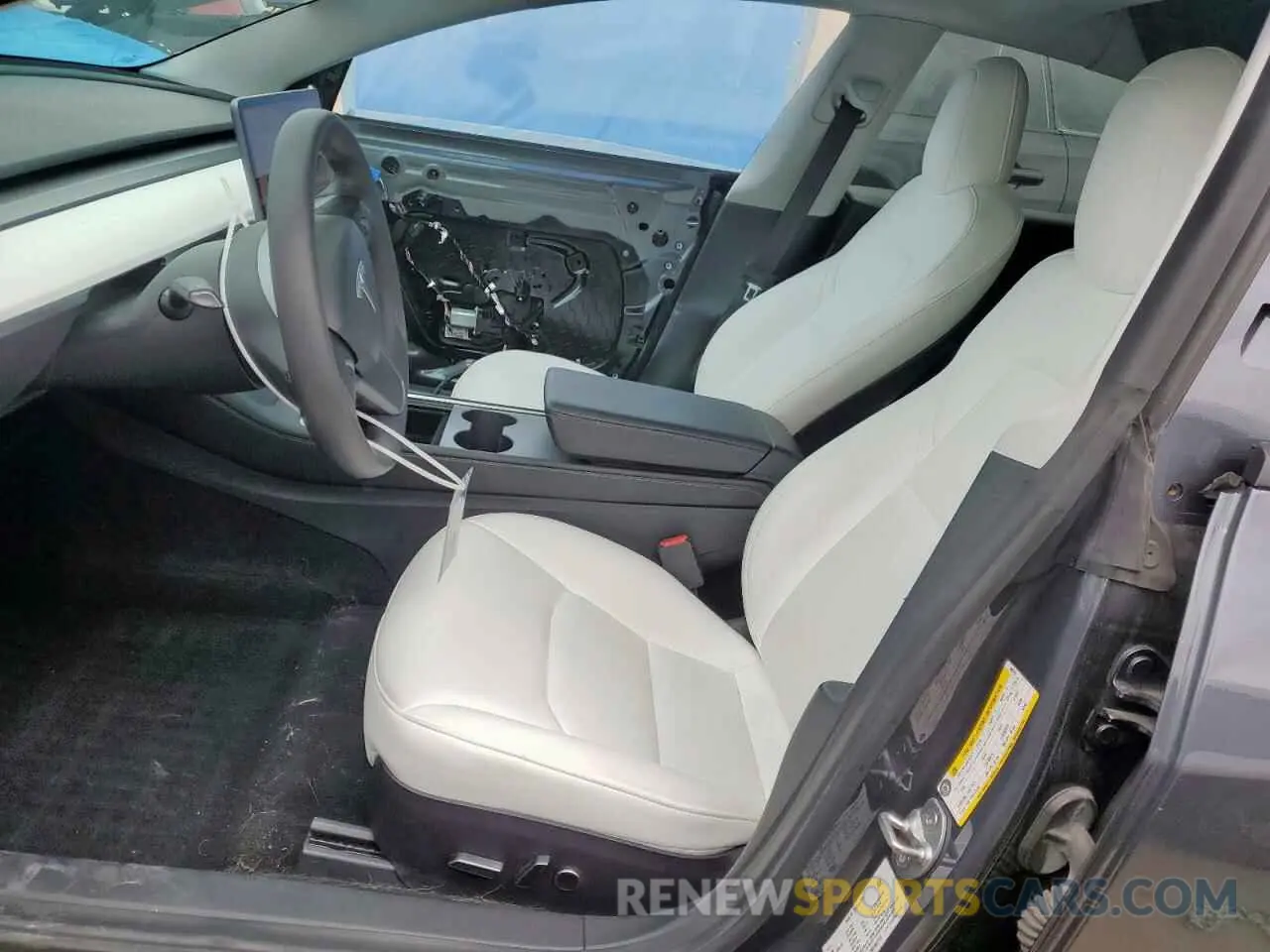 7 fotografías del automóvil dañado 5YJ3E1EB7MF980705 TESLA MODEL 3 2021