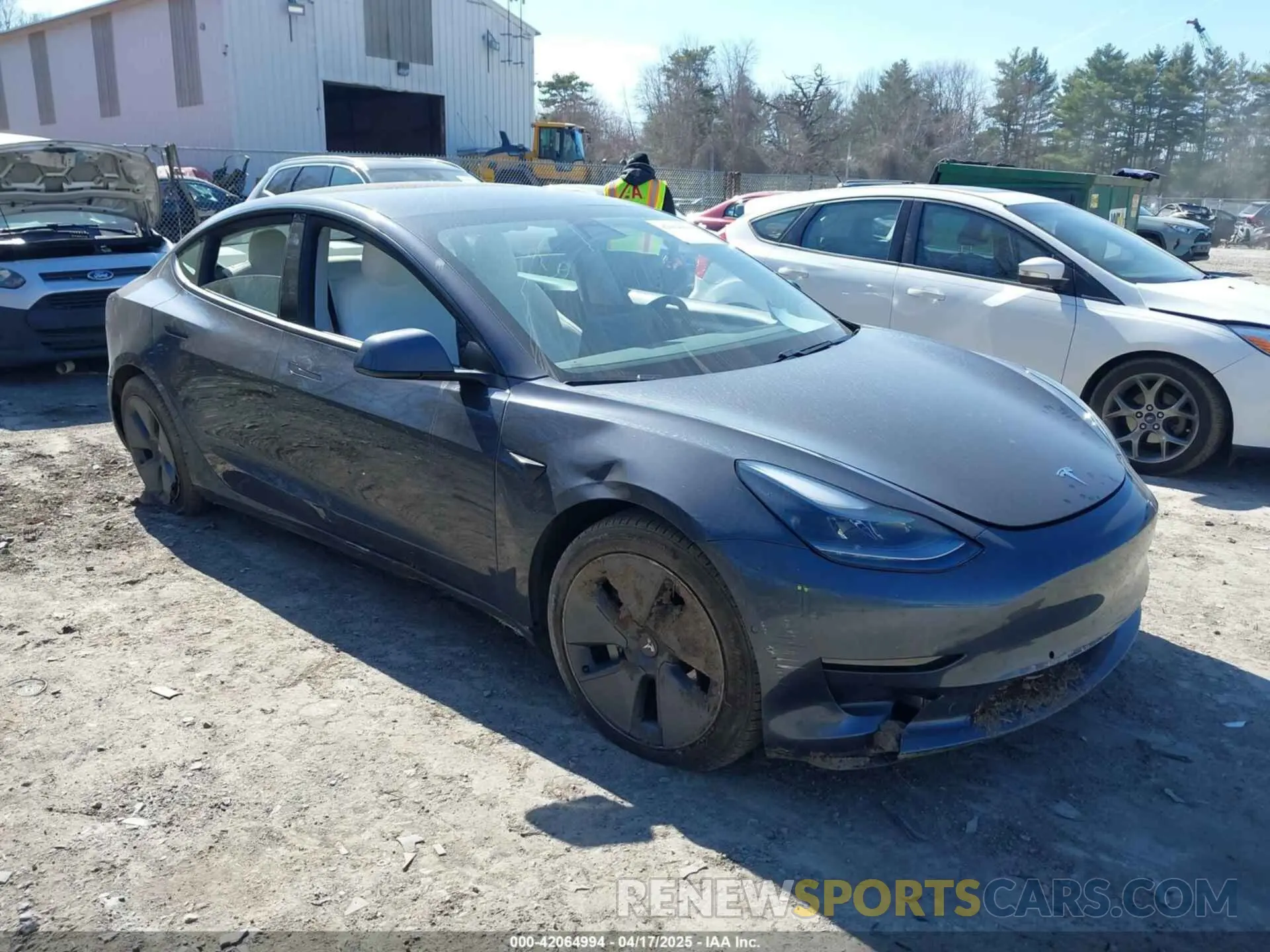 6 fotografías del automóvil dañado 5YJ3E1EB7MF981272 TESLA MODEL 3 2021