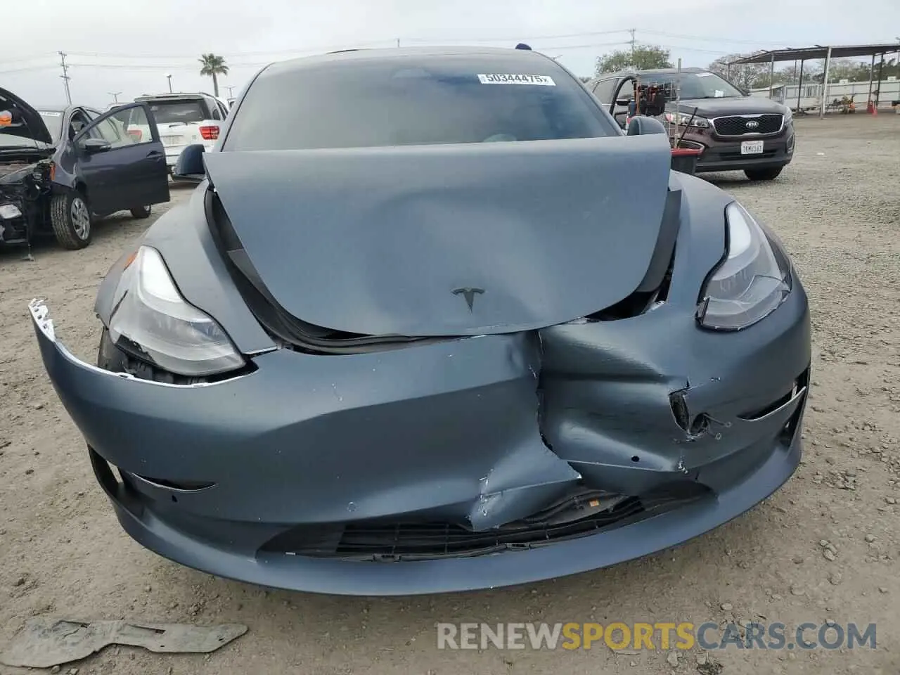 5 fotografías del automóvil dañado 5YJ3E1EB8MF006859 TESLA MODEL 3 2021