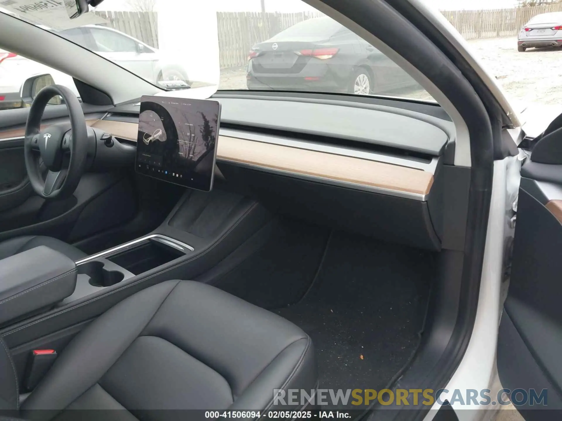 5 fotografías del automóvil dañado 5YJ3E1EB8MF019367 TESLA MODEL 3 2021