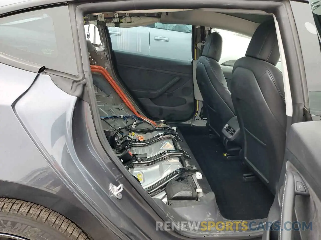 10 fotografías del automóvil dañado 5YJ3E1EB8MF044267 TESLA MODEL 3 2021
