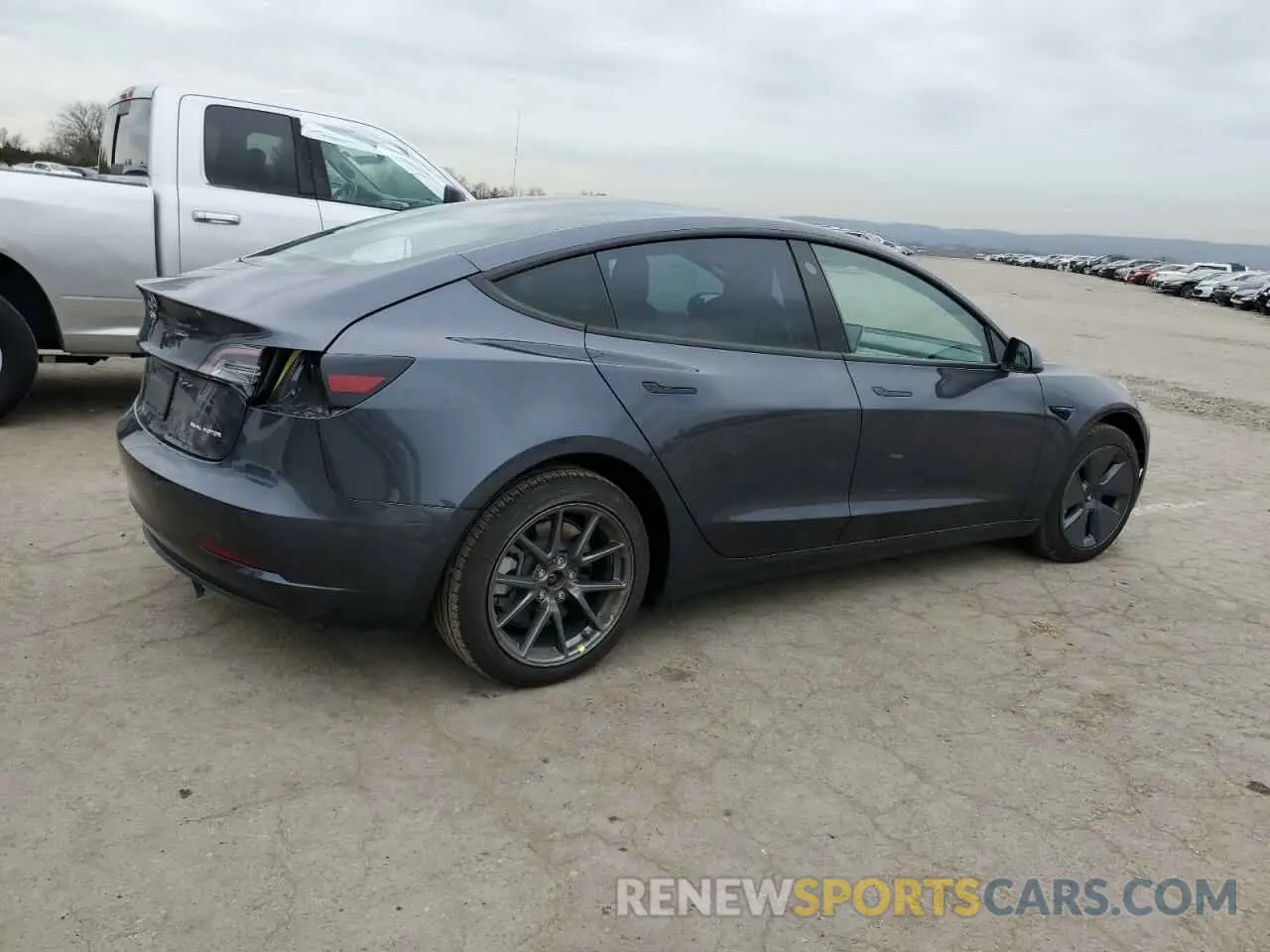 3 fotografías del automóvil dañado 5YJ3E1EB8MF044267 TESLA MODEL 3 2021