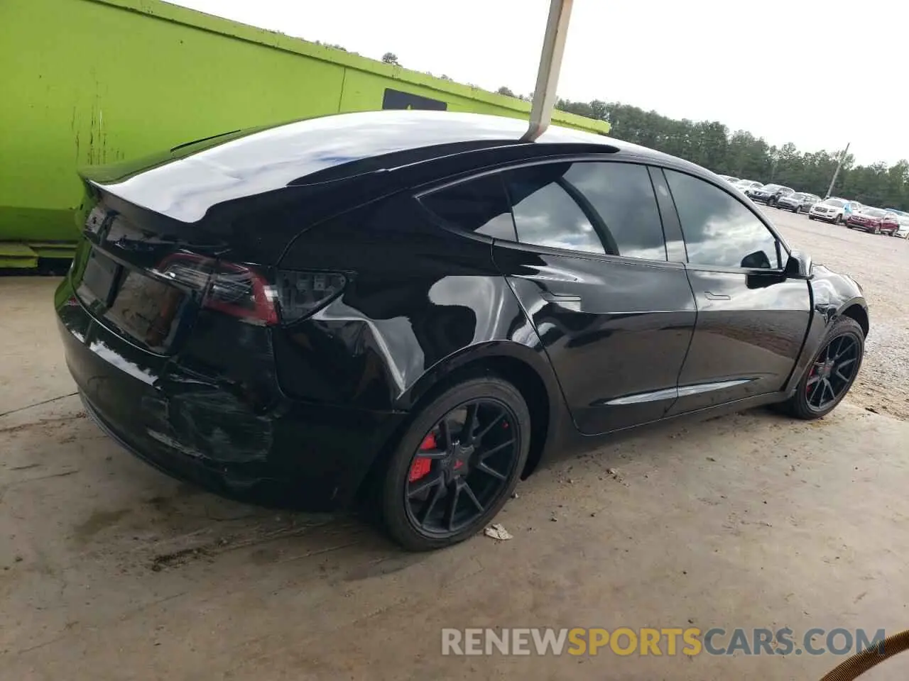 3 fotografías del automóvil dañado 5YJ3E1EB8MF067399 TESLA MODEL 3 2021