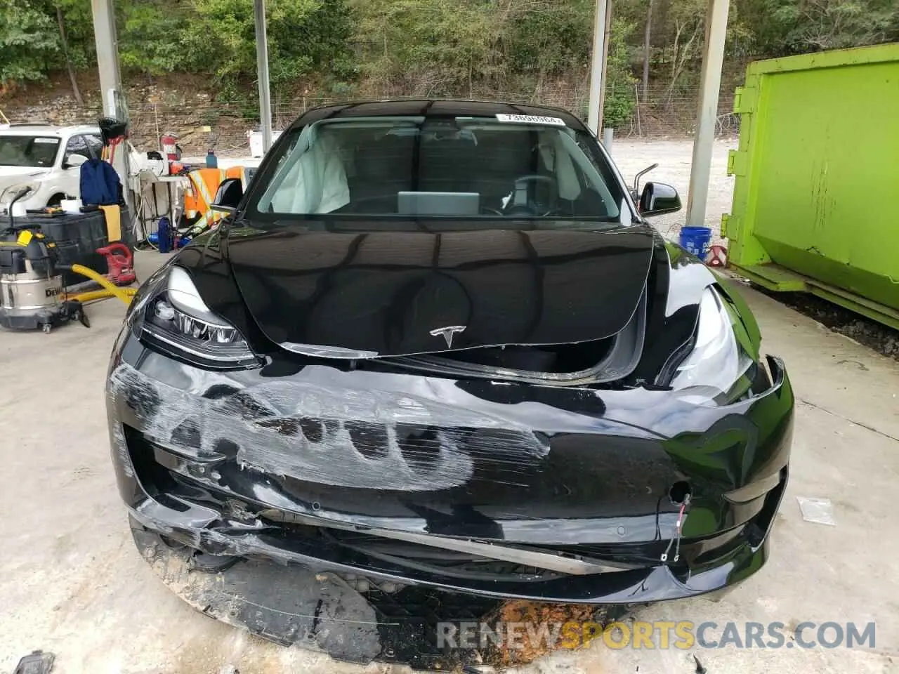 5 fotografías del automóvil dañado 5YJ3E1EB8MF067399 TESLA MODEL 3 2021