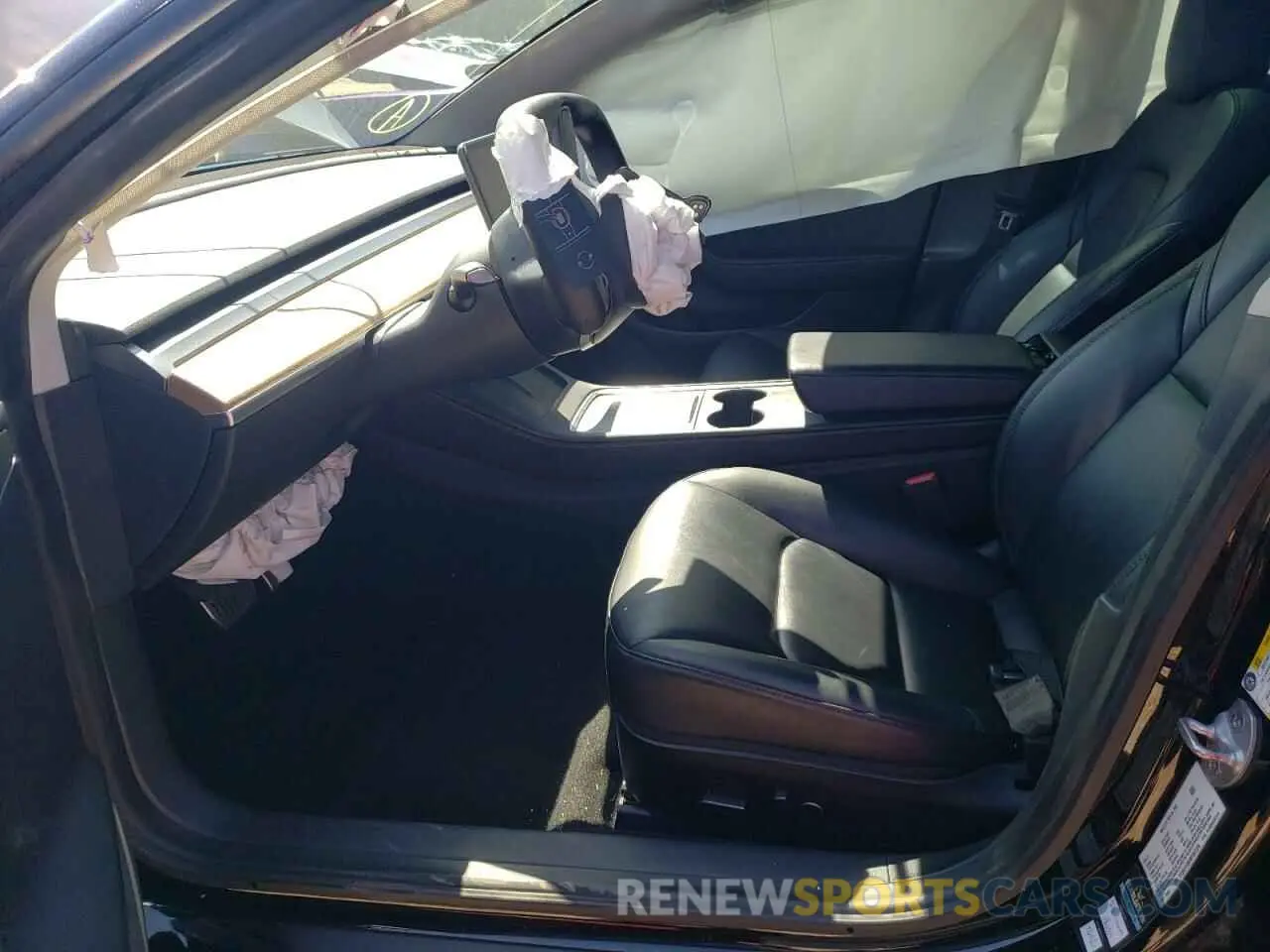 7 fotografías del automóvil dañado 5YJ3E1EB8MF067399 TESLA MODEL 3 2021
