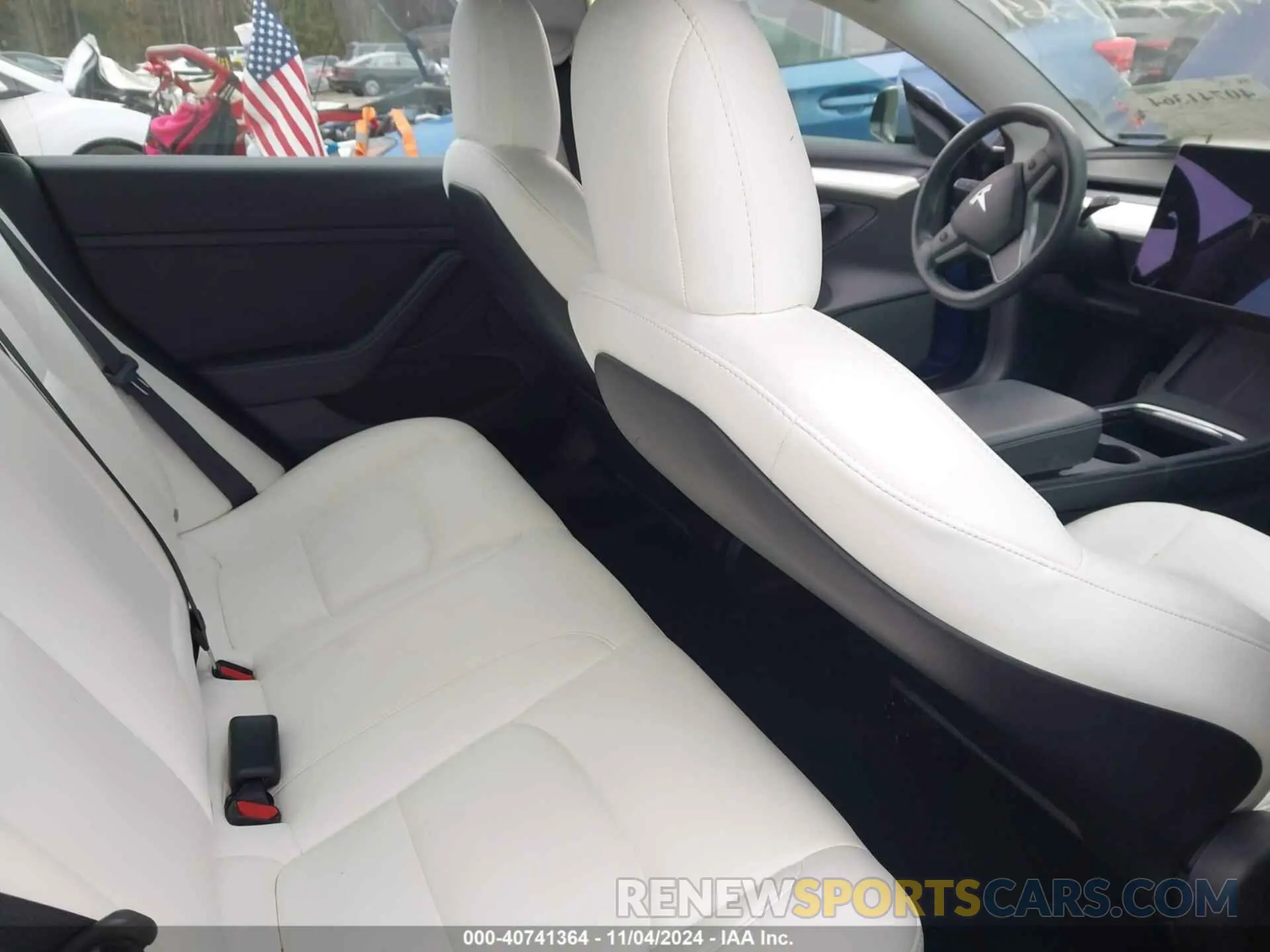 8 fotografías del automóvil dañado 5YJ3E1EB8MF079505 TESLA MODEL 3 2021