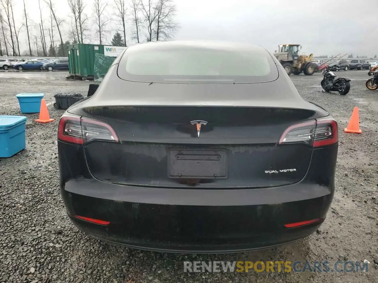 6 fotografías del automóvil dañado 5YJ3E1EB8MF101020 TESLA MODEL 3 2021