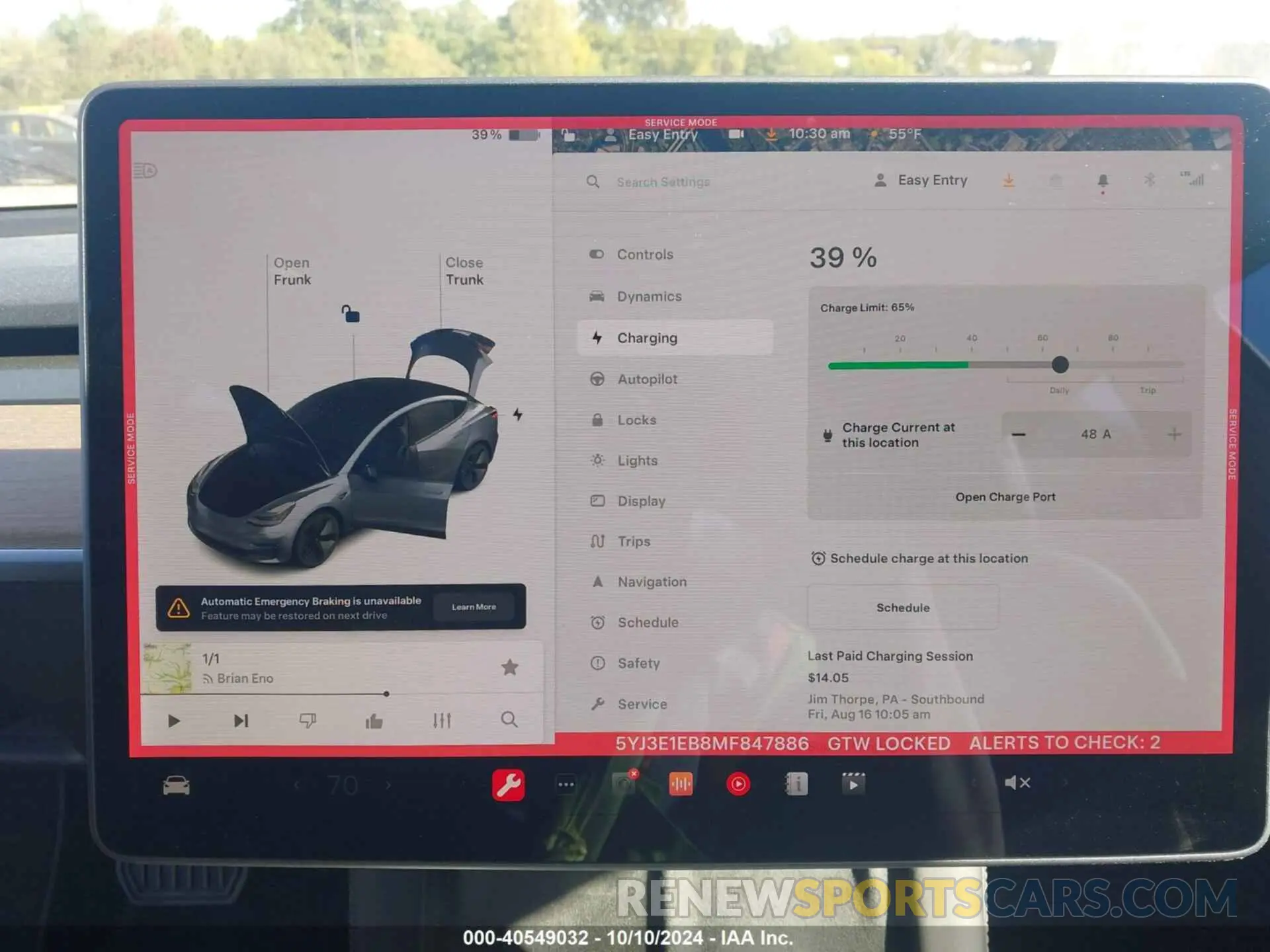 17 fotografías del automóvil dañado 5YJ3E1EB8MF847886 TESLA MODEL 3 2021