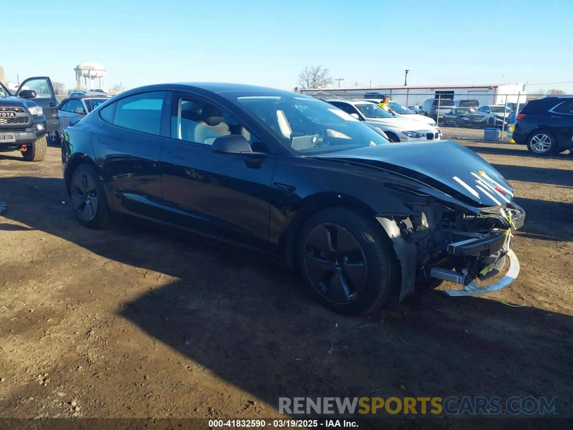 1 fotografías del automóvil dañado 5YJ3E1EB8MF855227 TESLA MODEL 3 2021