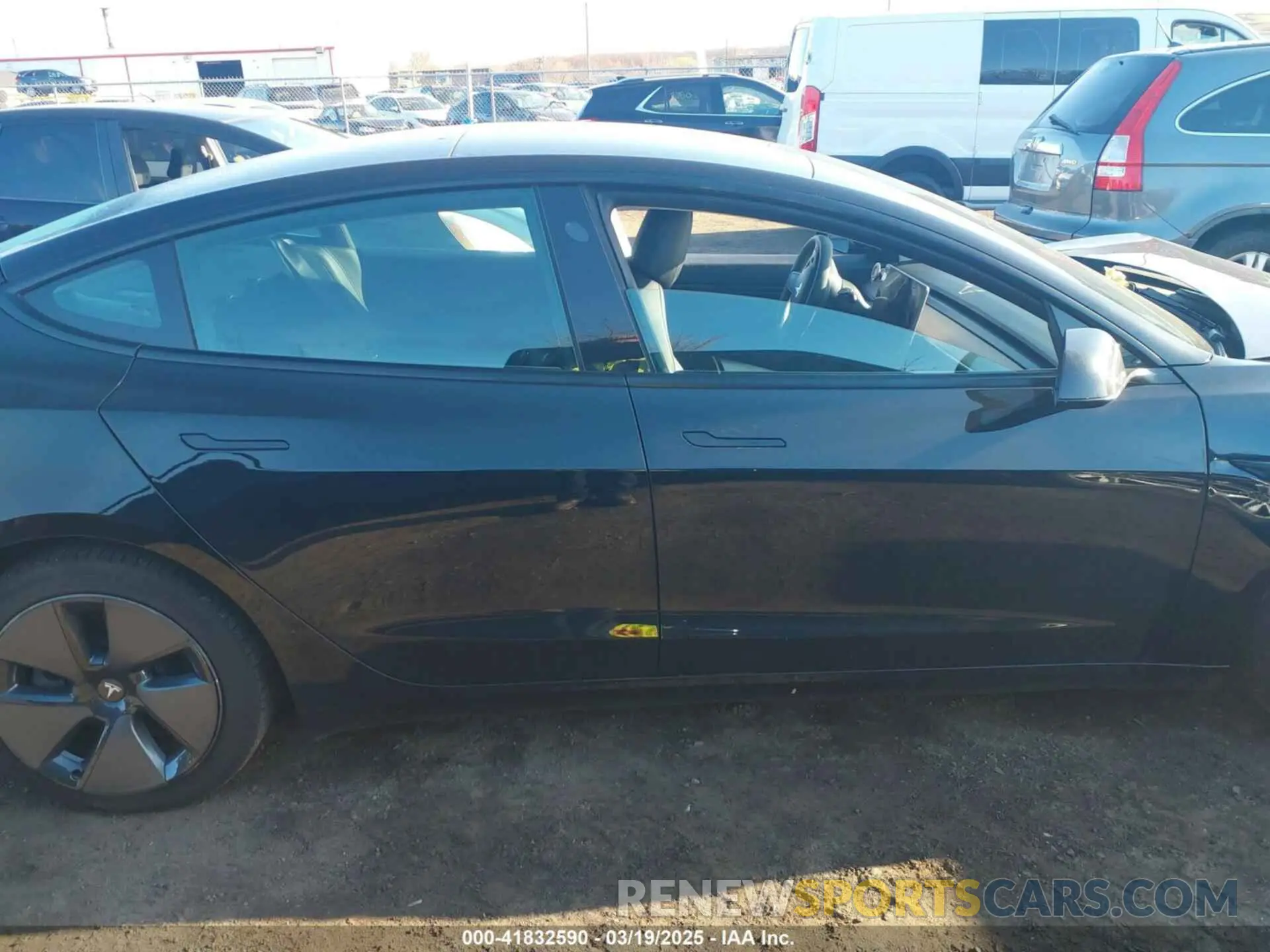 14 fotografías del automóvil dañado 5YJ3E1EB8MF855227 TESLA MODEL 3 2021