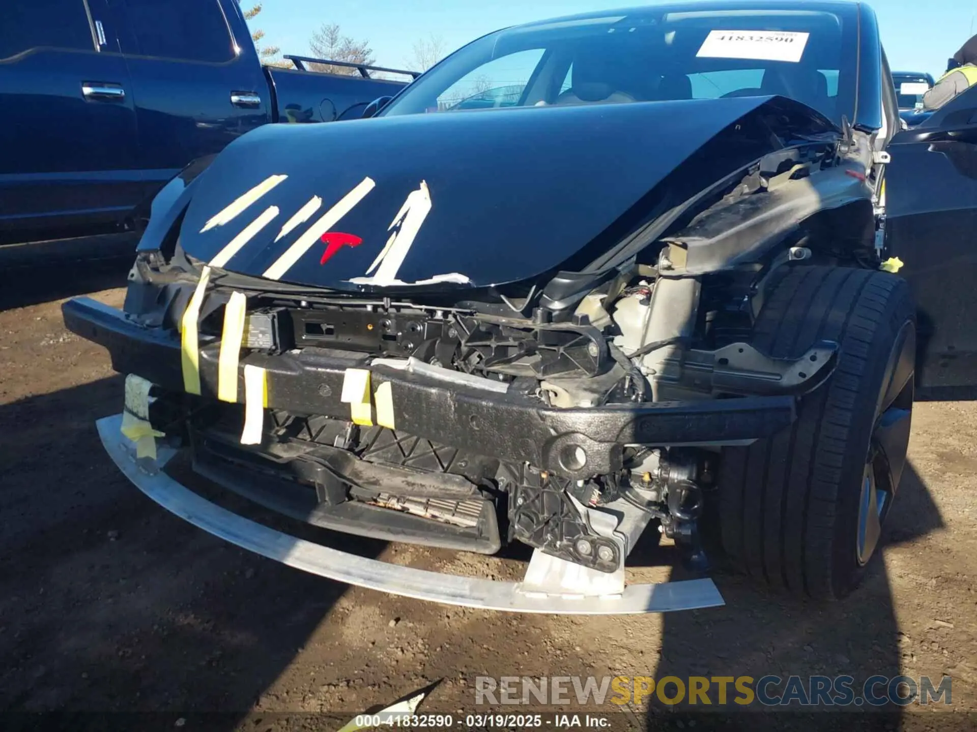6 fotografías del automóvil dañado 5YJ3E1EB8MF855227 TESLA MODEL 3 2021