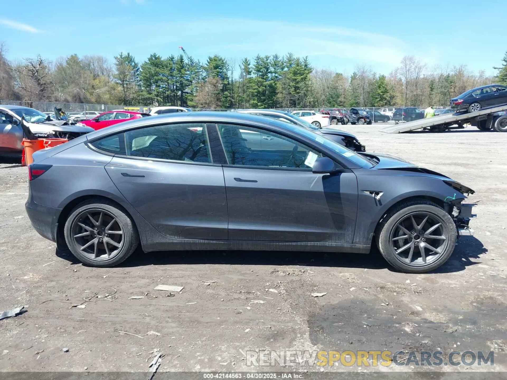 14 fotografías del automóvil dañado 5YJ3E1EB8MF862002 TESLA MODEL 3 2021