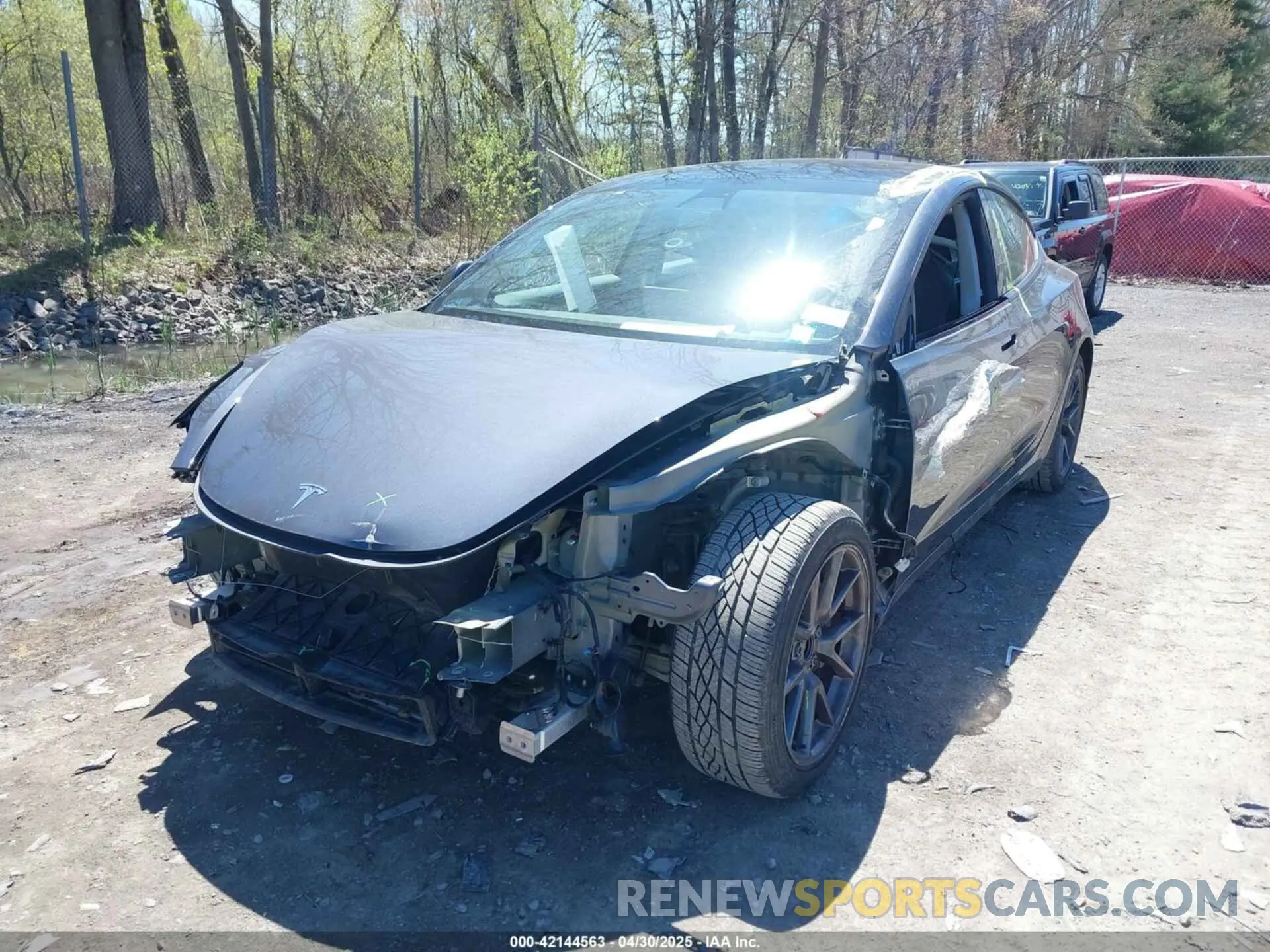 6 fotografías del automóvil dañado 5YJ3E1EB8MF862002 TESLA MODEL 3 2021